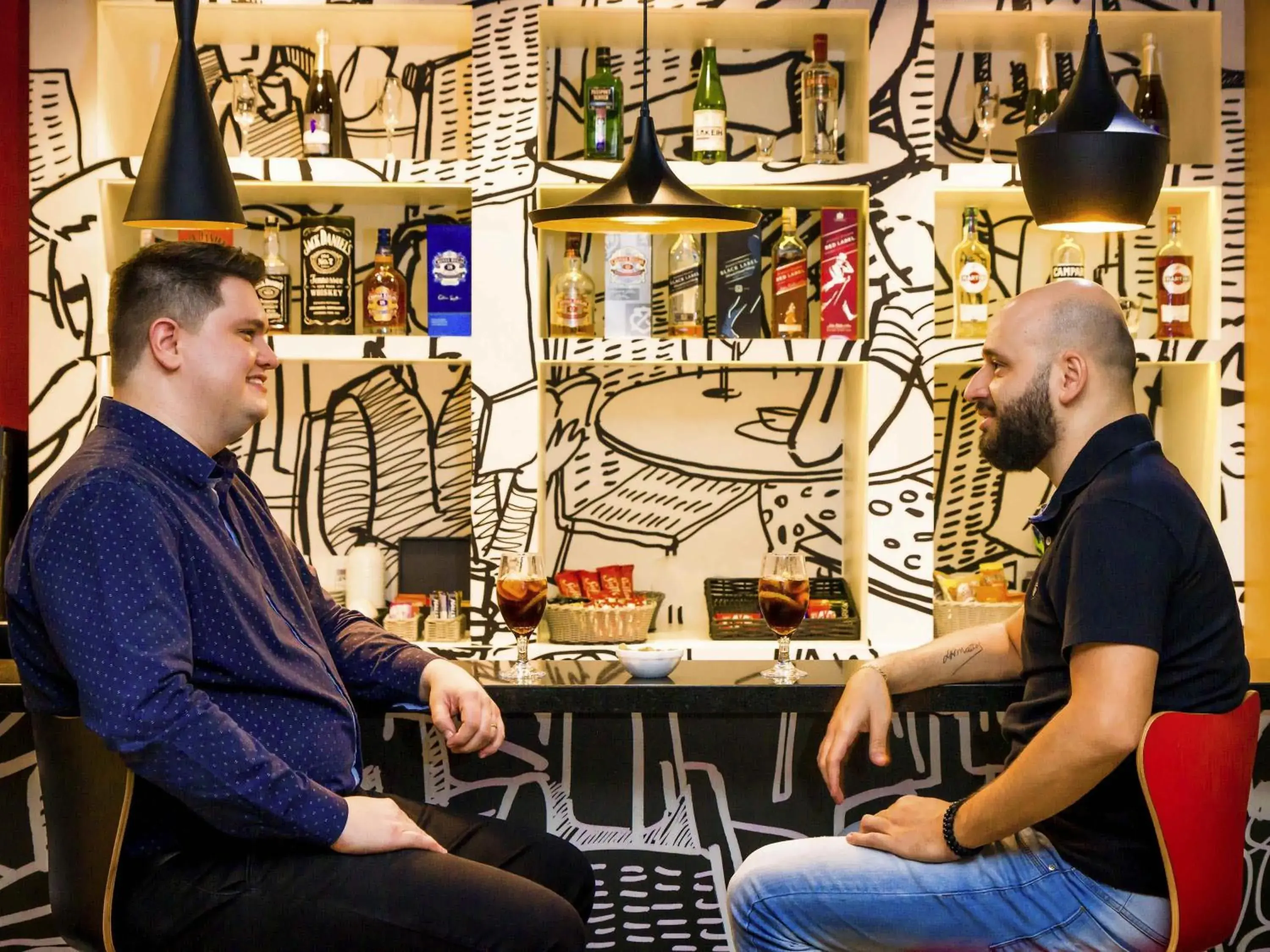 Lounge or bar in ibis Marilia Lounge or bar in ibis Marilia