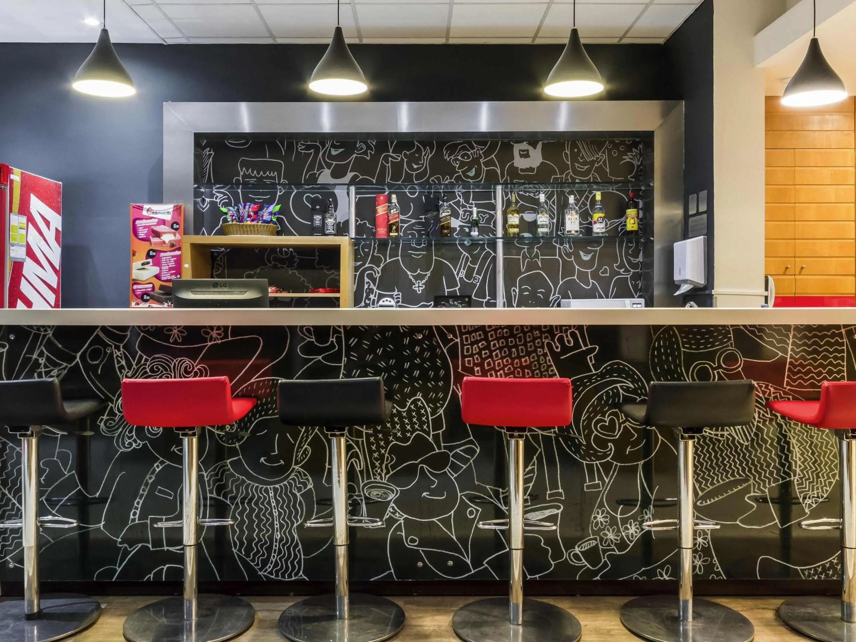 Lounge or bar in ibis Barretos