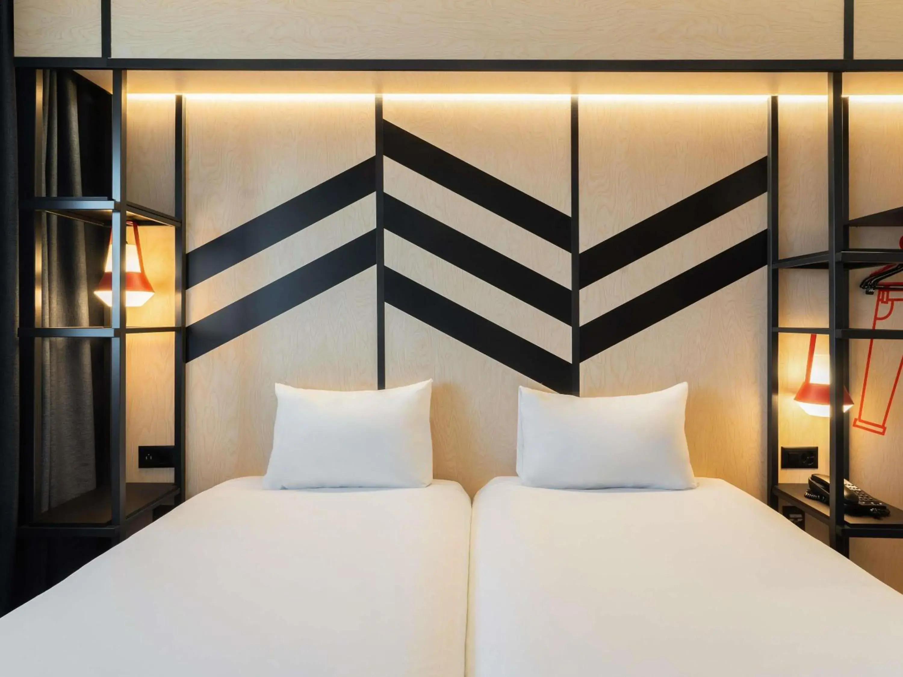 Bedroom, Bed in ibis Styles Geneve Palexpo Aeroport Bedroom, Bed in ibis Styles Geneve Palexpo Aeroport