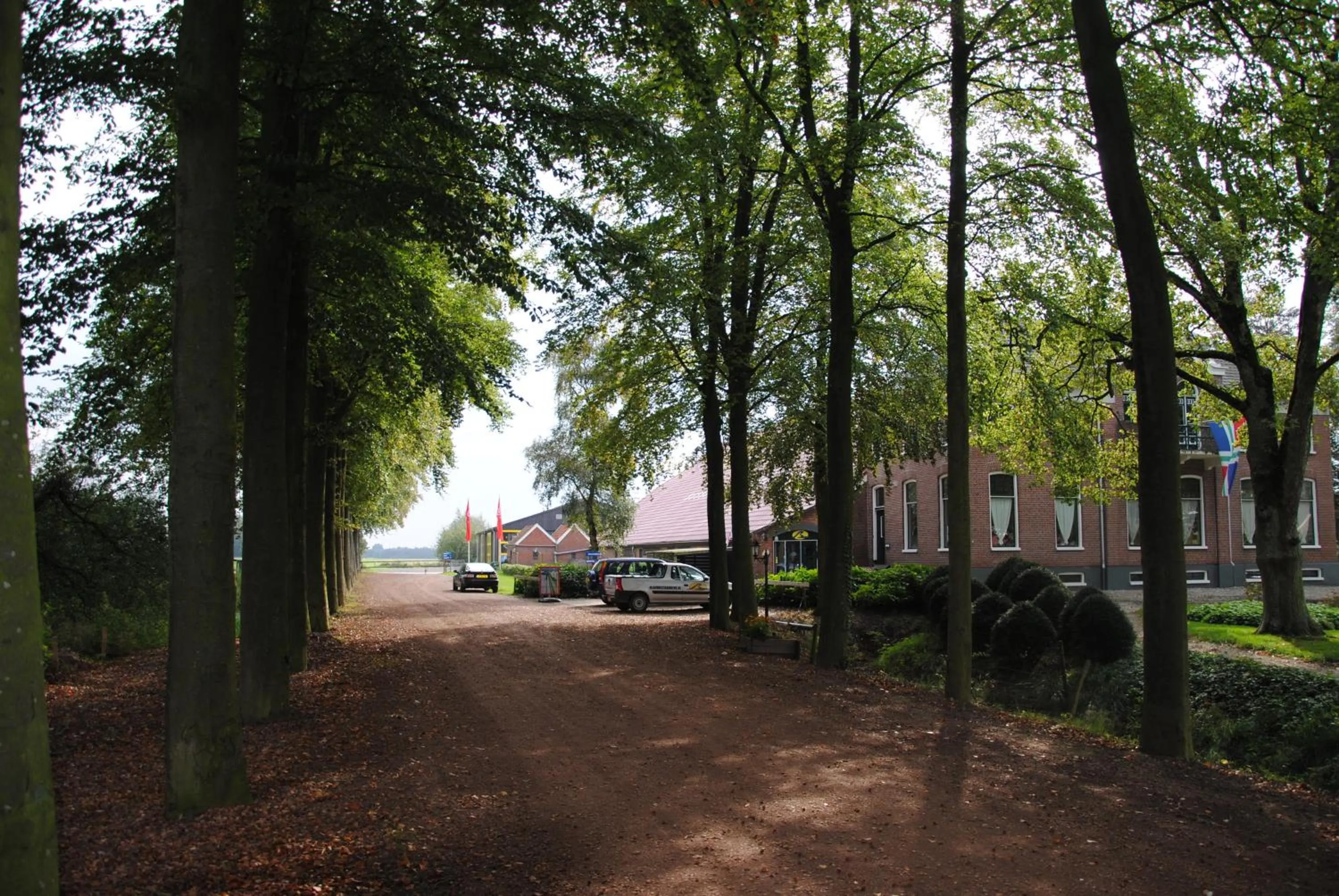 Garden in B&B Blauwestadhoeve