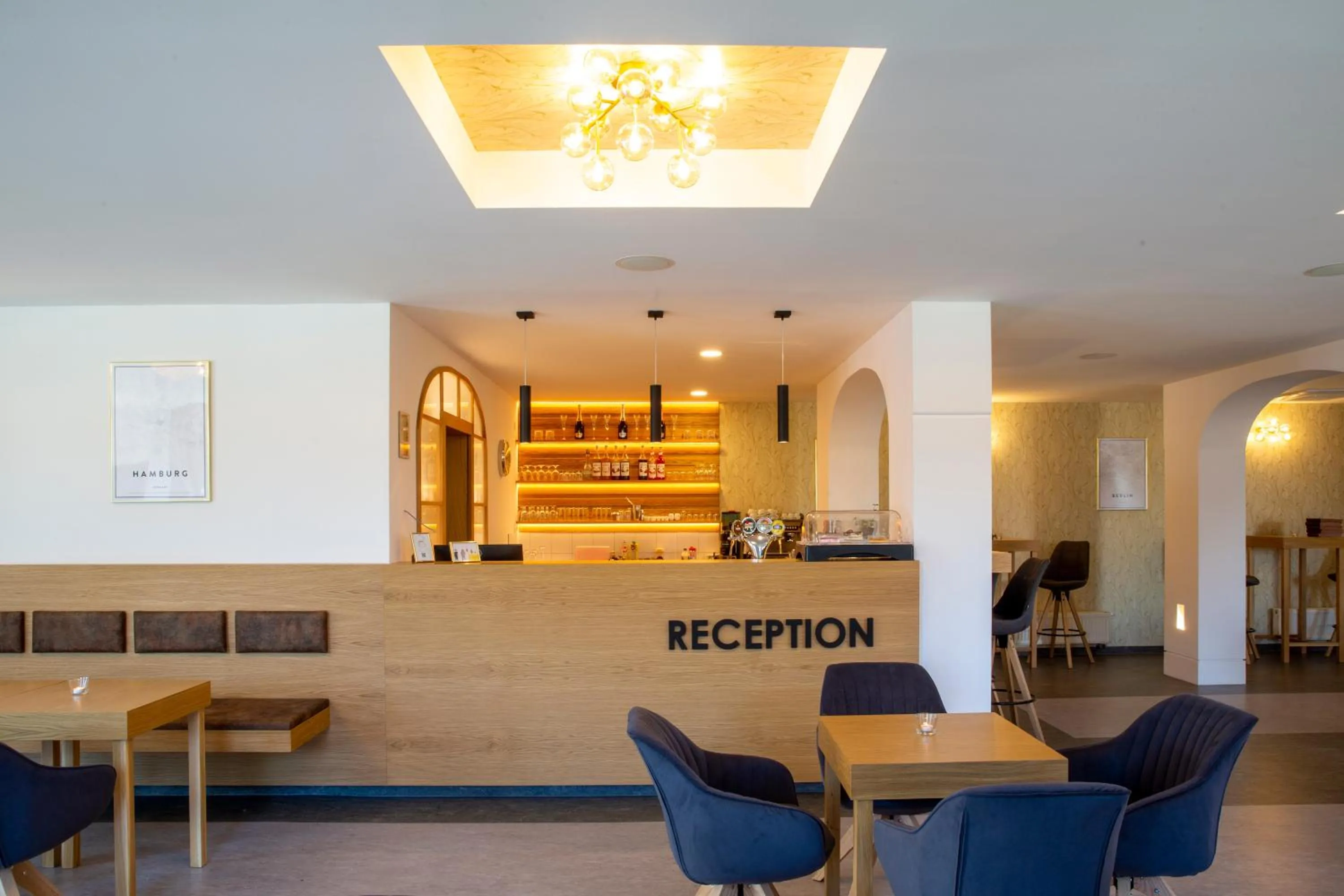 Lobby or reception in Pension Eden