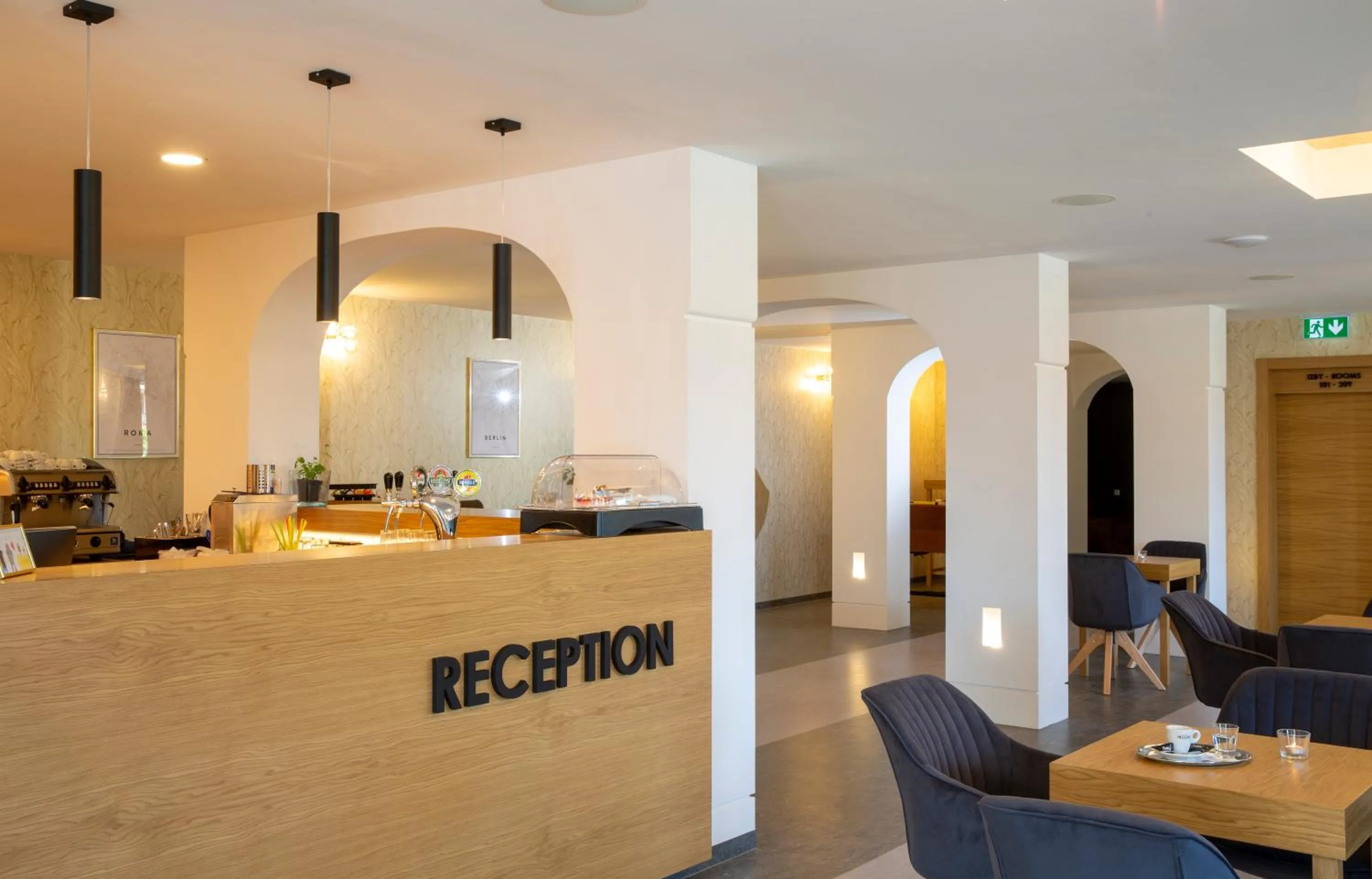 Lobby or reception in Pension Eden