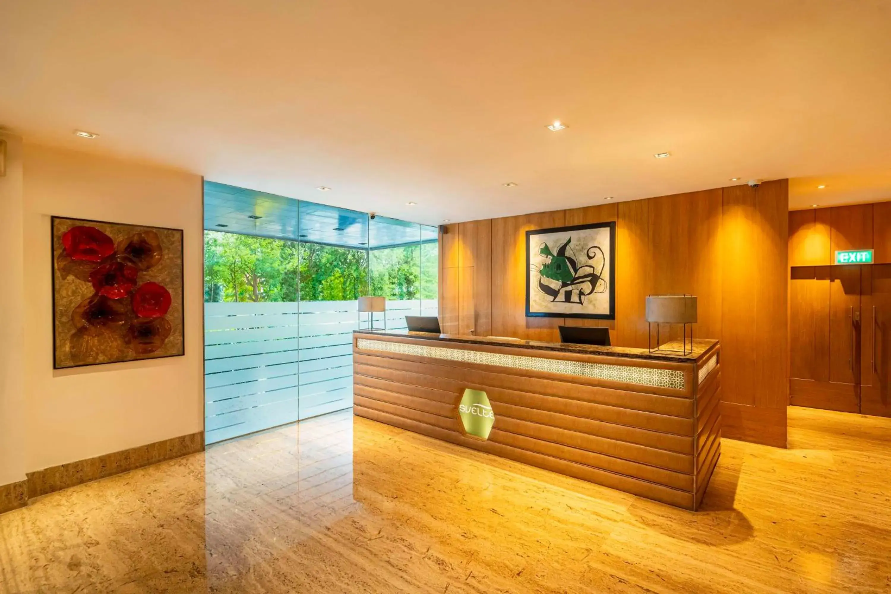 Lobby or reception in Svelte Delhi, a member of Radisson Individuals Lobby or reception in Svelte Delhi, a member of Radisson Individuals