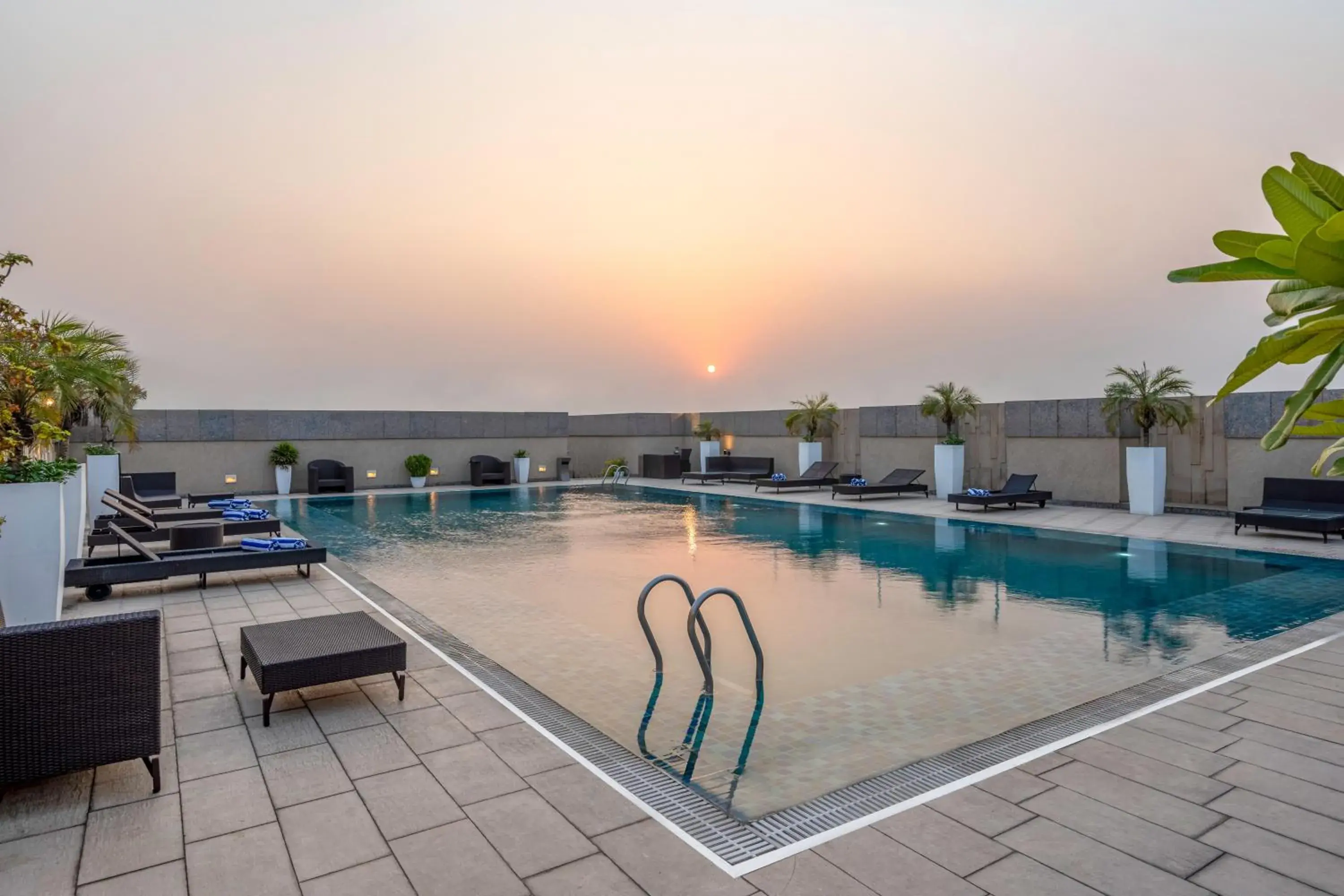 Swimming pool in Svelte Delhi, a member of Radisson Individuals Swimming pool in Svelte Delhi, a member of Radisson Individuals