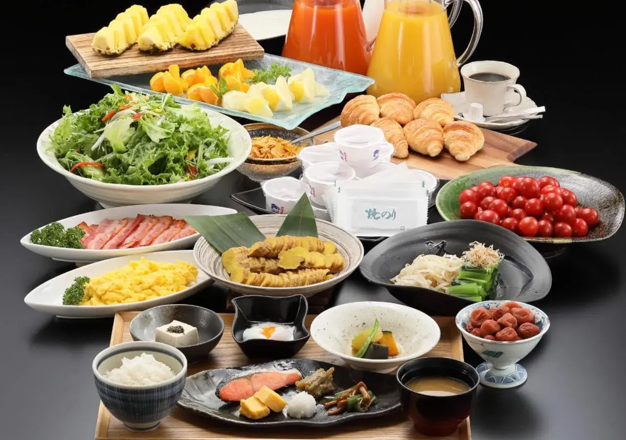 Breakfast in Yokote Plaza Hotel Breakfast in Yokote Plaza Hotel