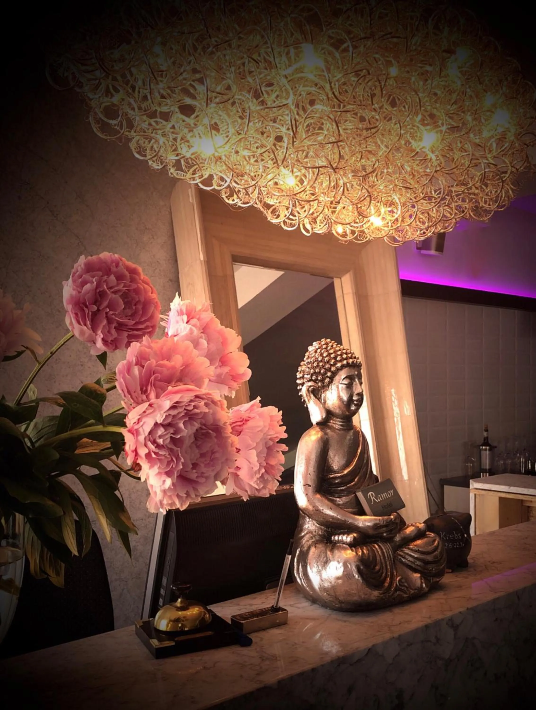 Lobby or reception in Hotel Ramor Garni