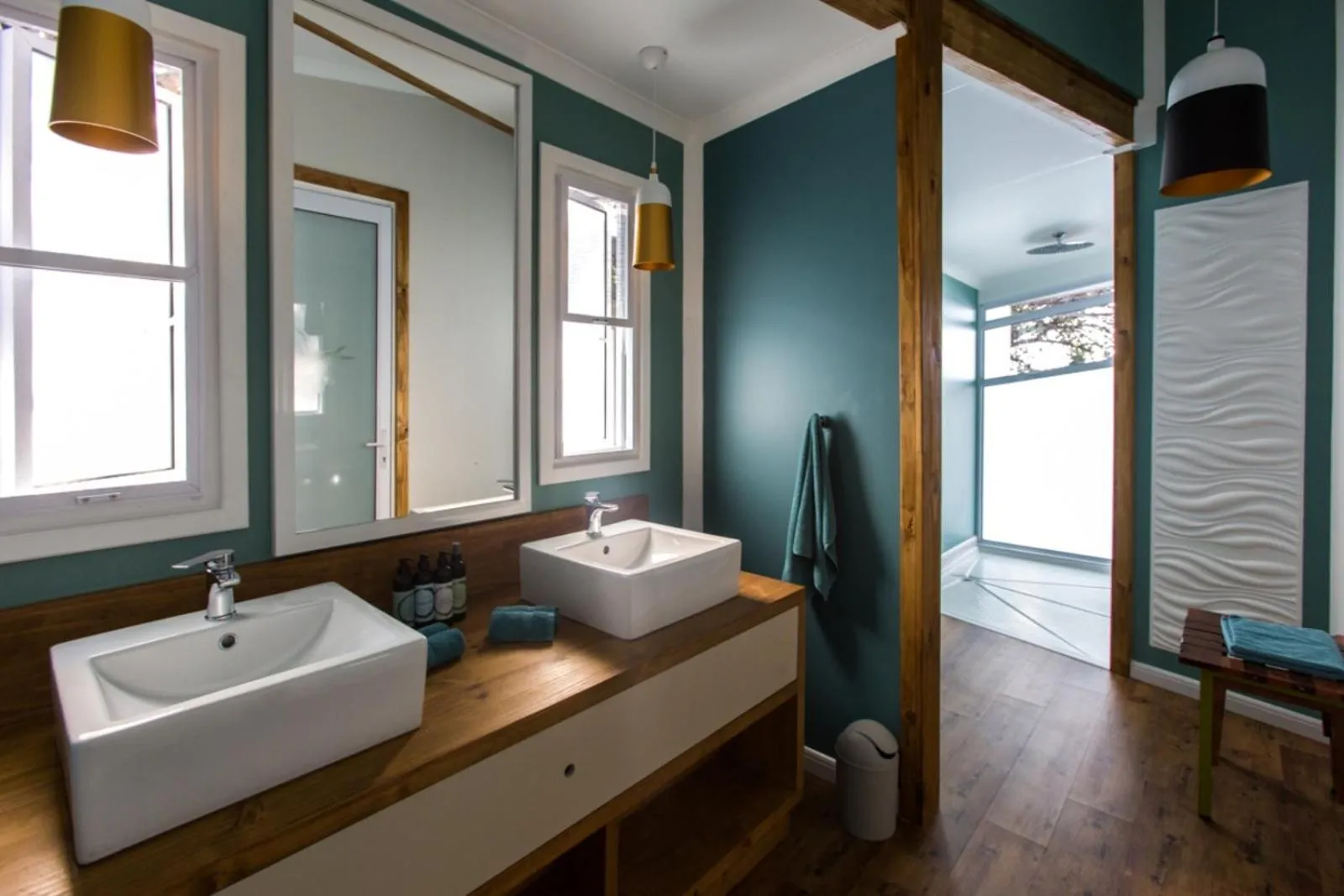 Shower in Zambezi Mubala Lodge