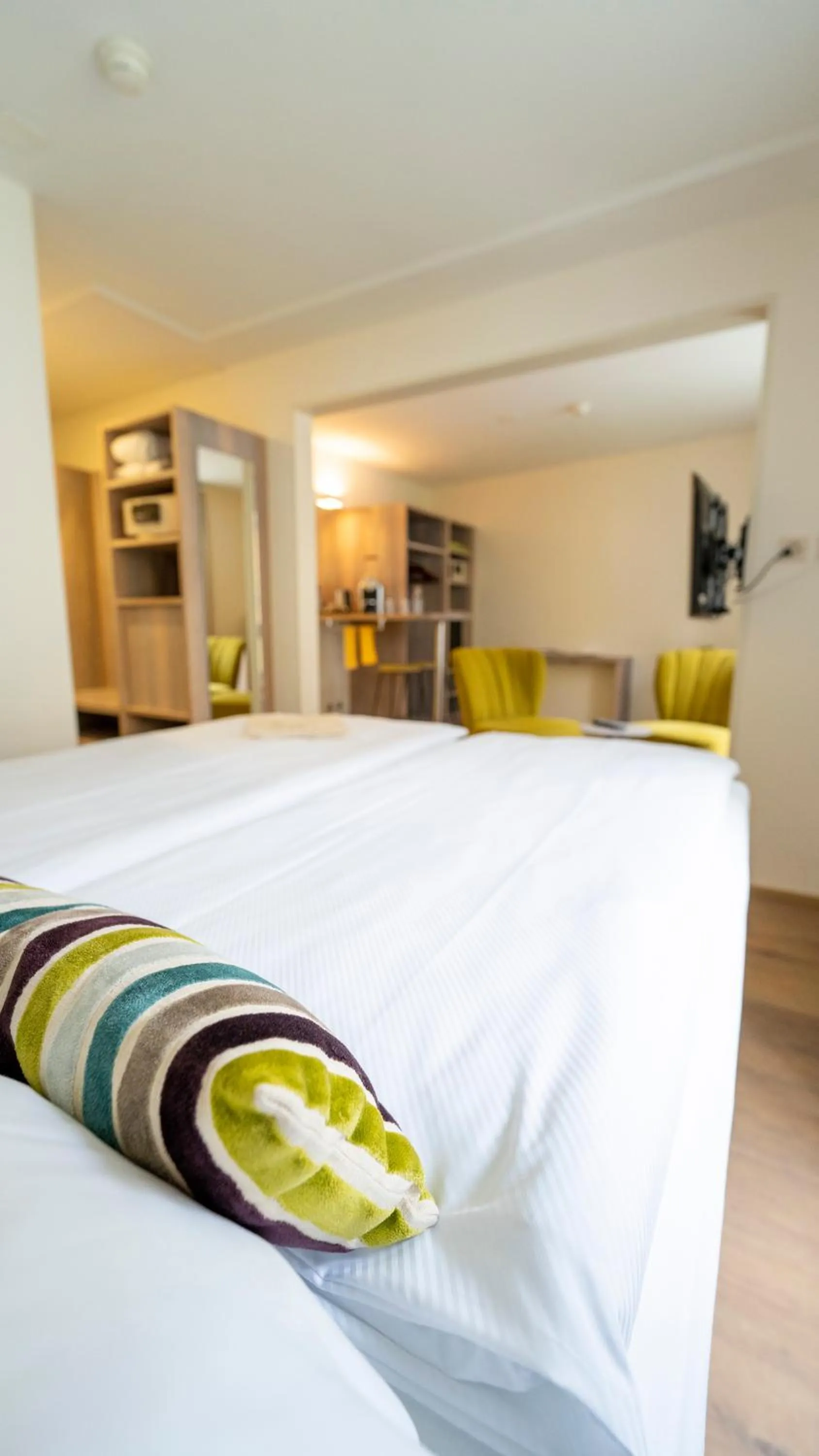 Bed in PLATZHIRSCH ZÜRICH - Downtown Boutique Hotel & Sushi Lounge