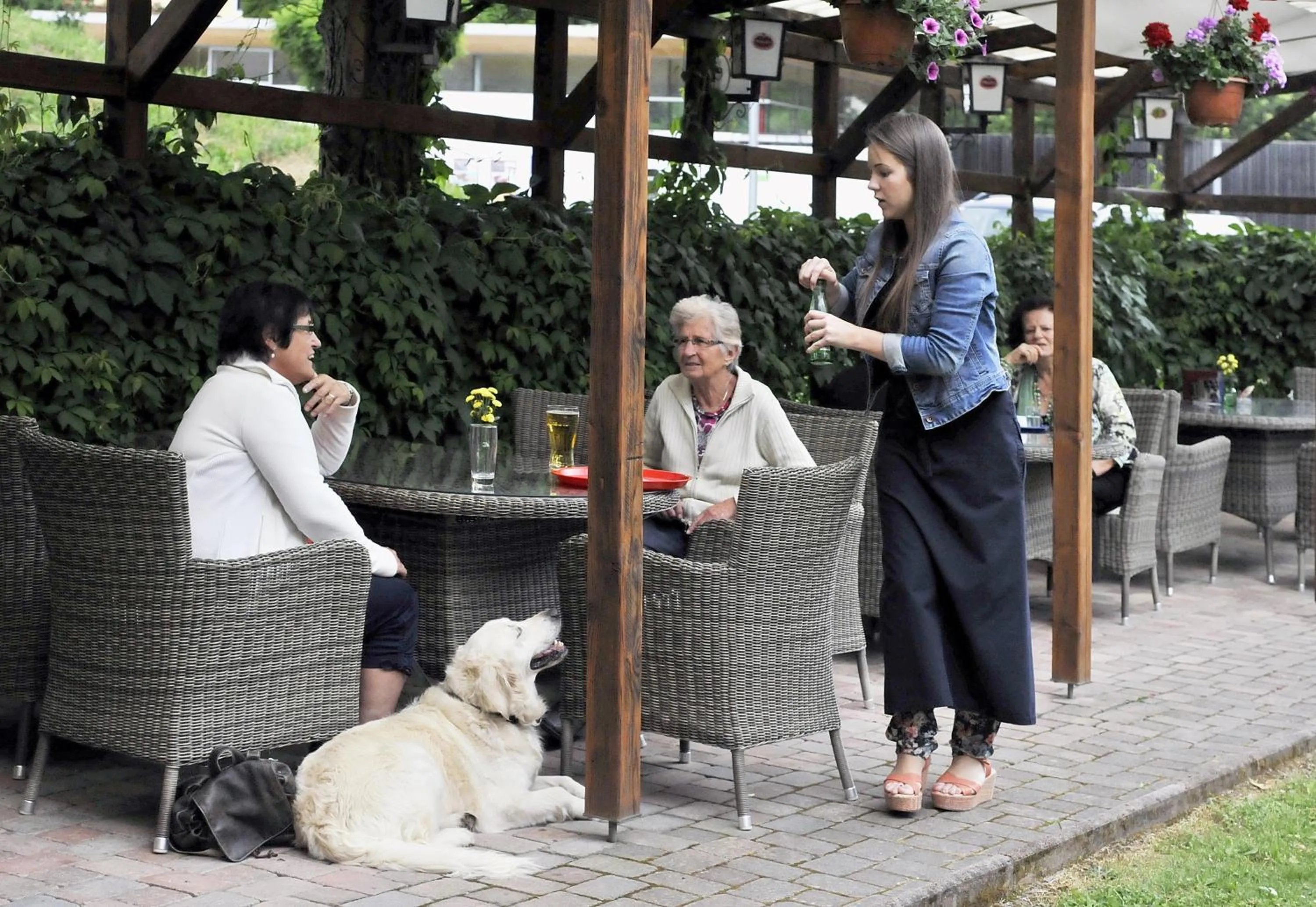 Balcony/Terrace in Hotel Villa Huber