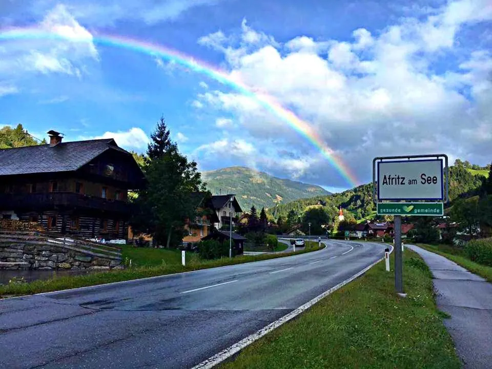 Property building in Hotel Villa Huber