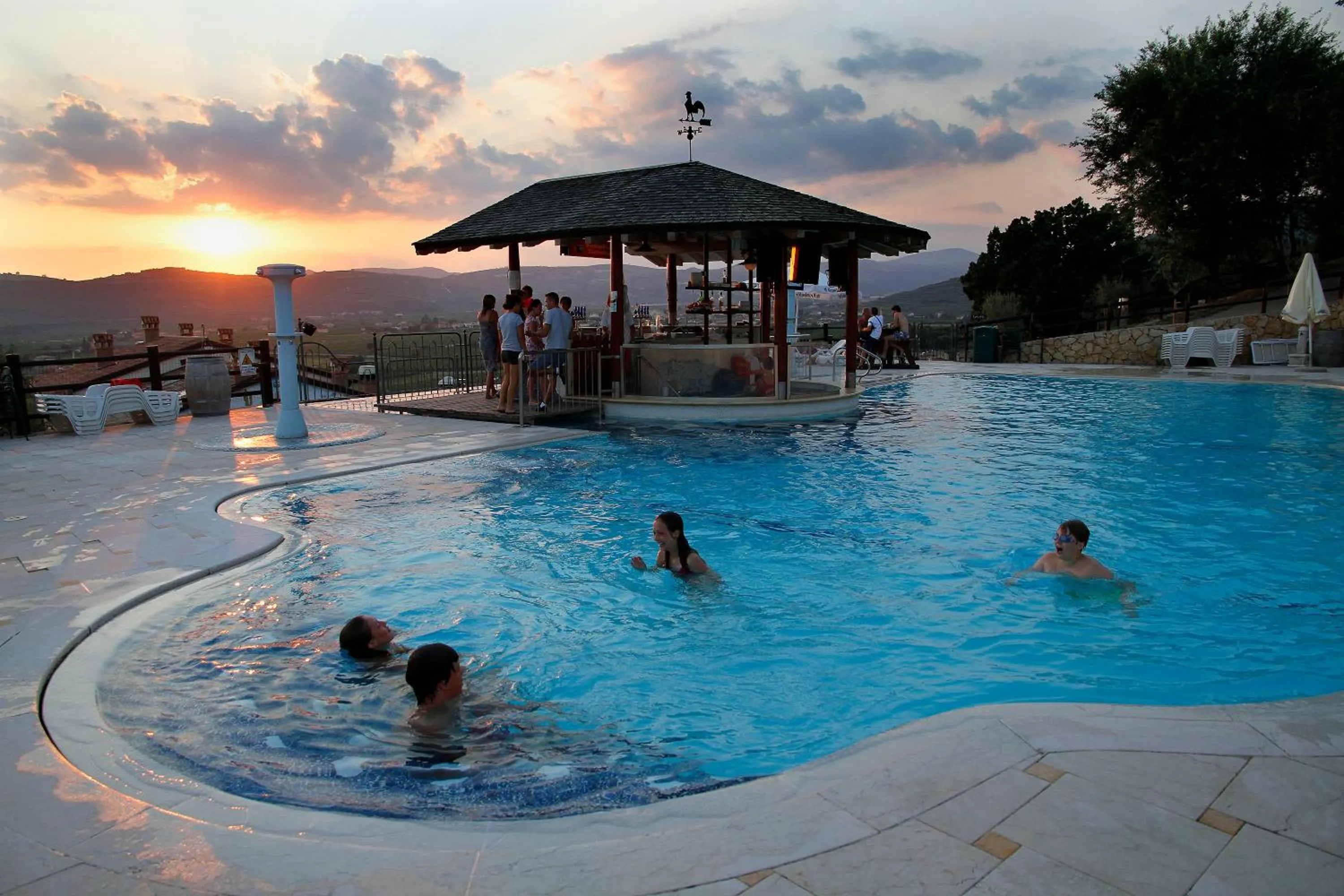 Pool view in Sporting Hotel San Felice