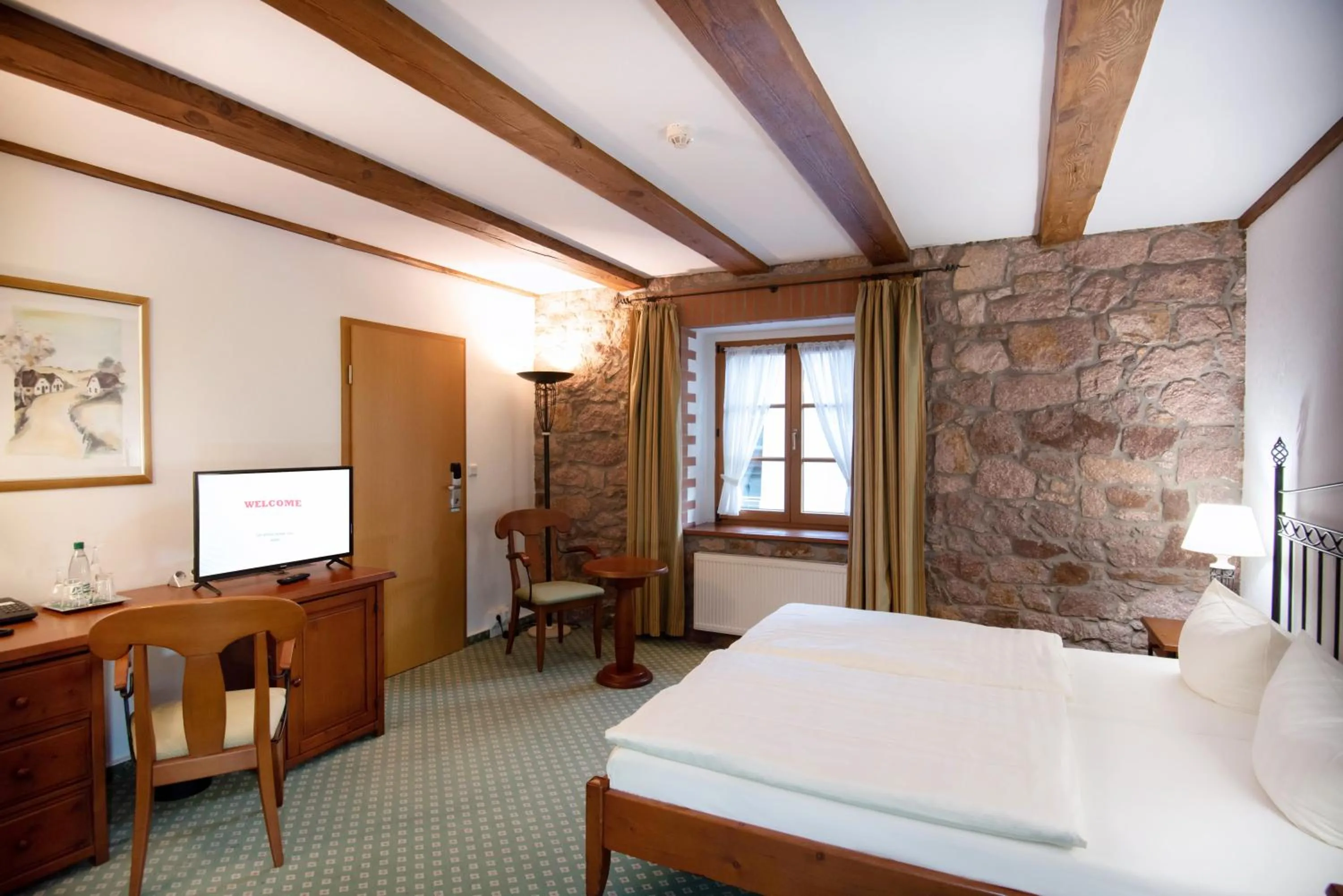 Bed in Ankerhof Hotel