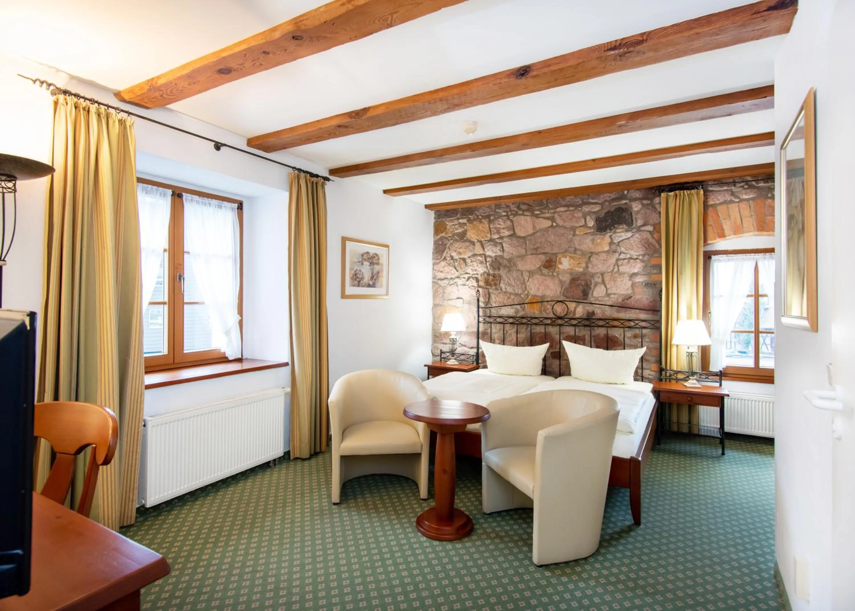 Bed in Ankerhof Hotel