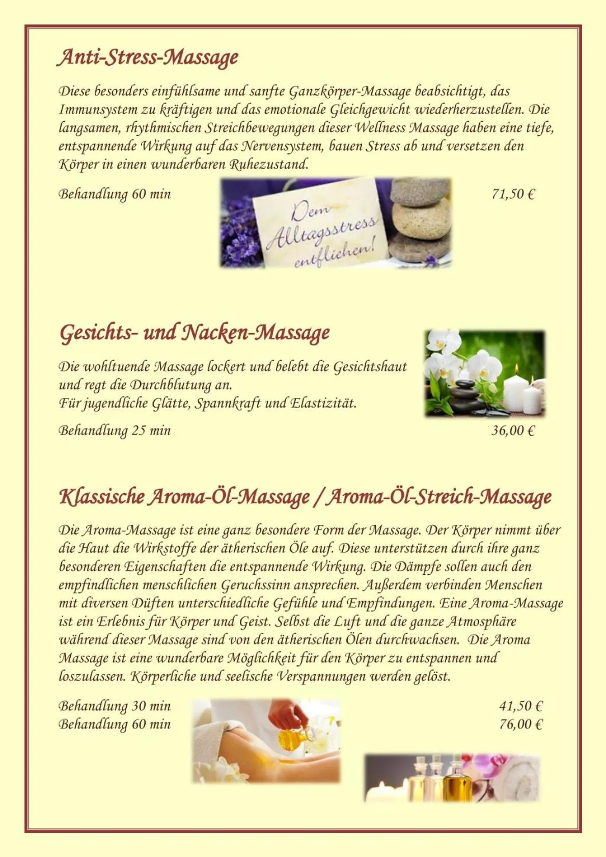 Massage in Ankerhof Hotel