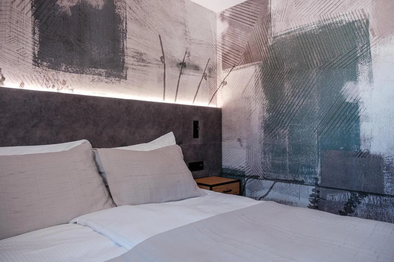 Bedroom, Bed in Hotel Bünda Davos