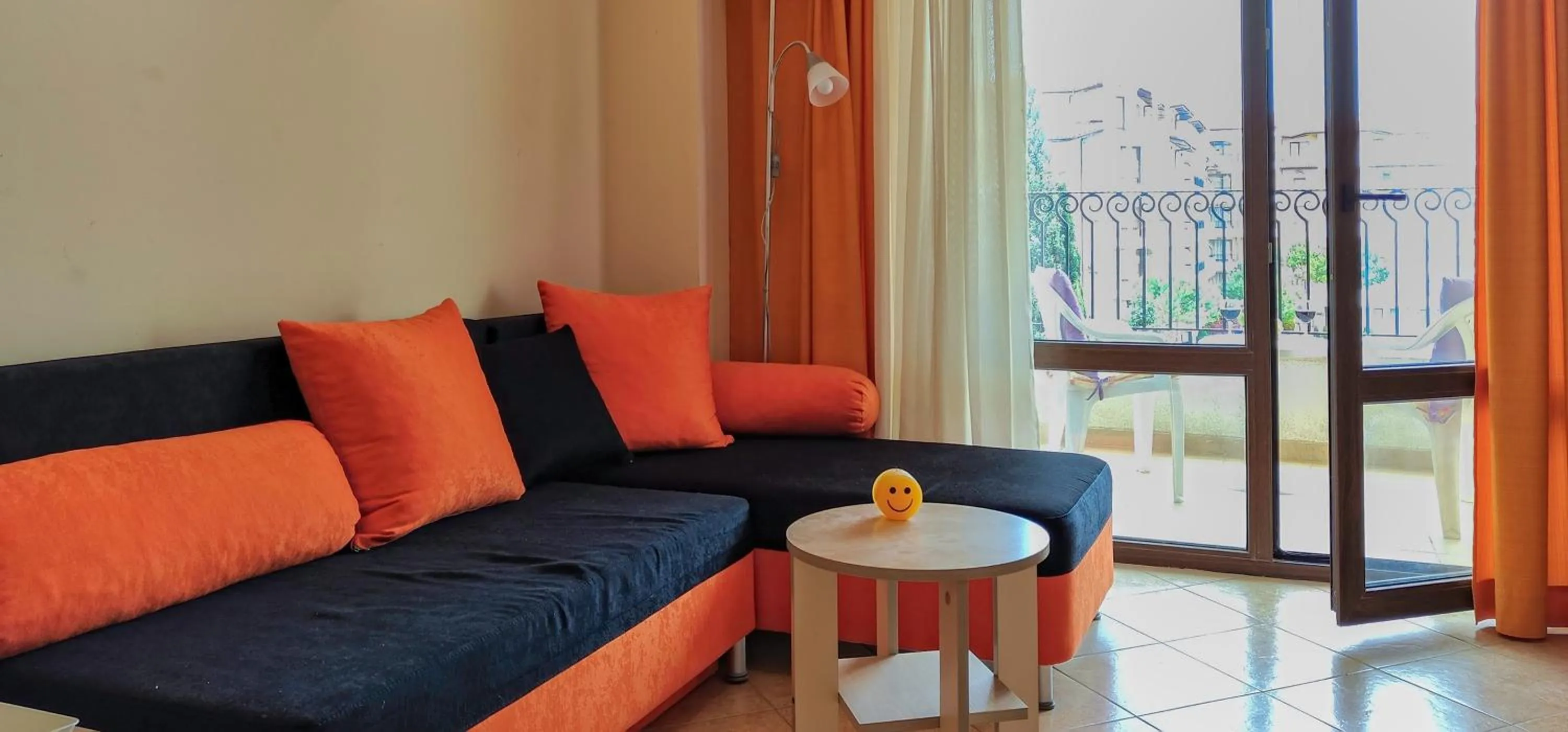 Bed in Royal Sun Apartments