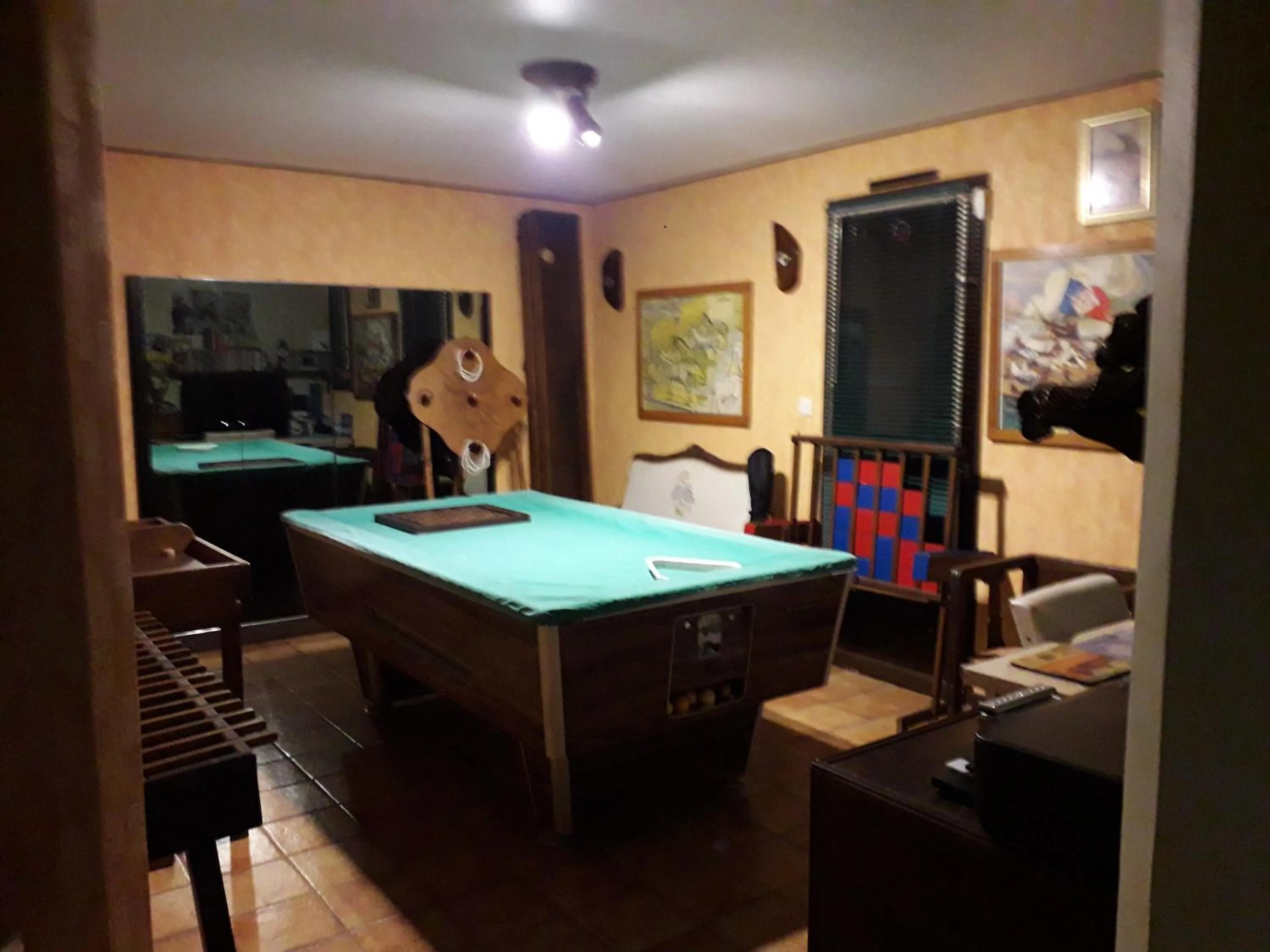 Billiard in Villa Gazounette