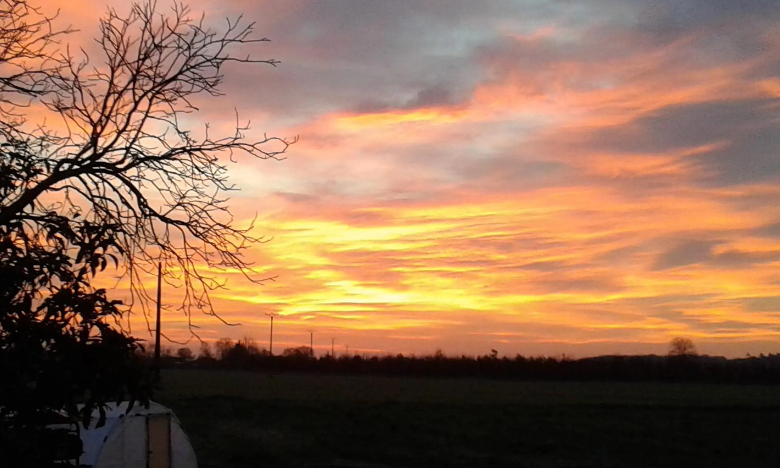 Sunset in Villa Gazounette