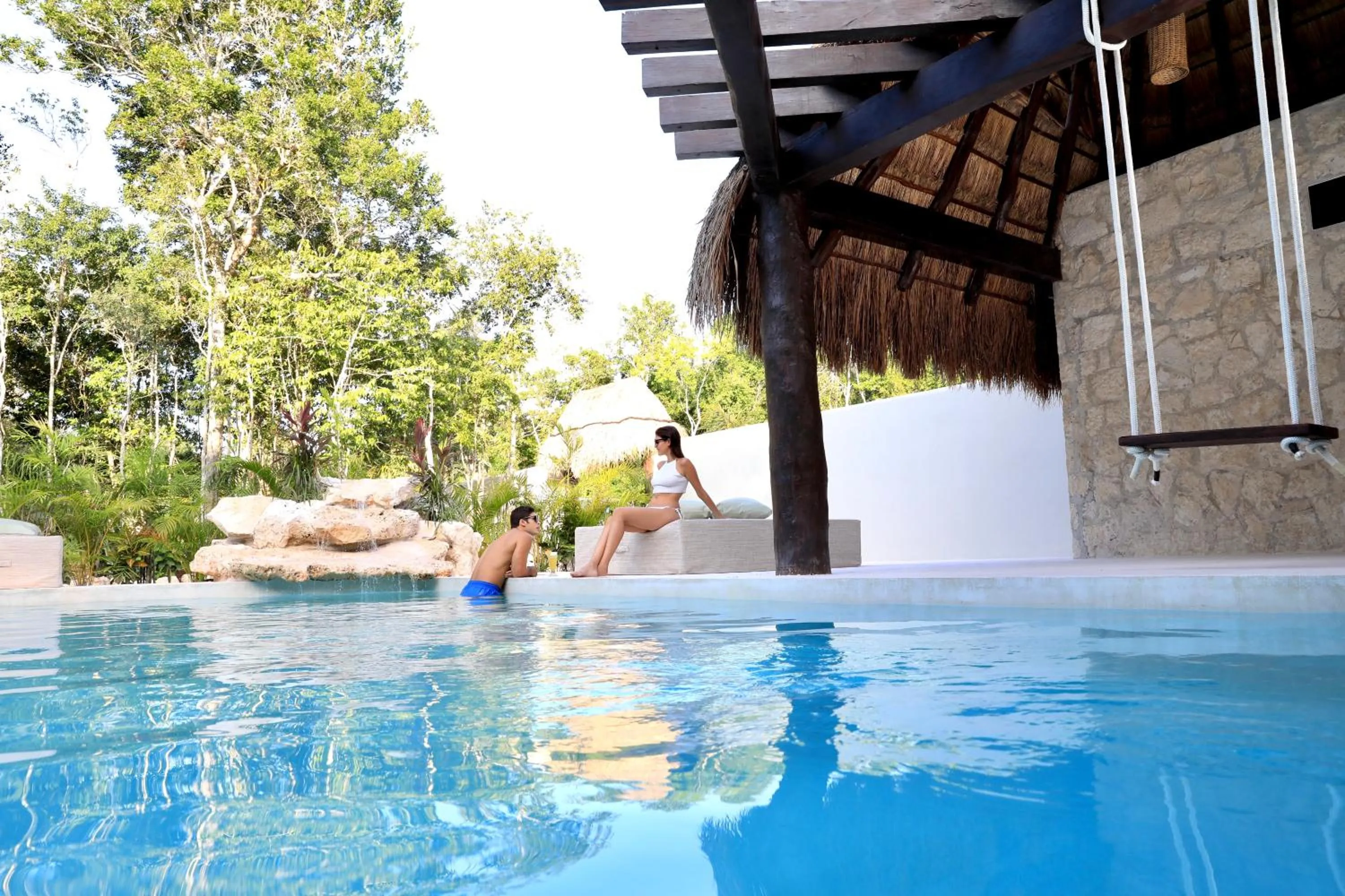 Swimming pool in Xcacel Dreams