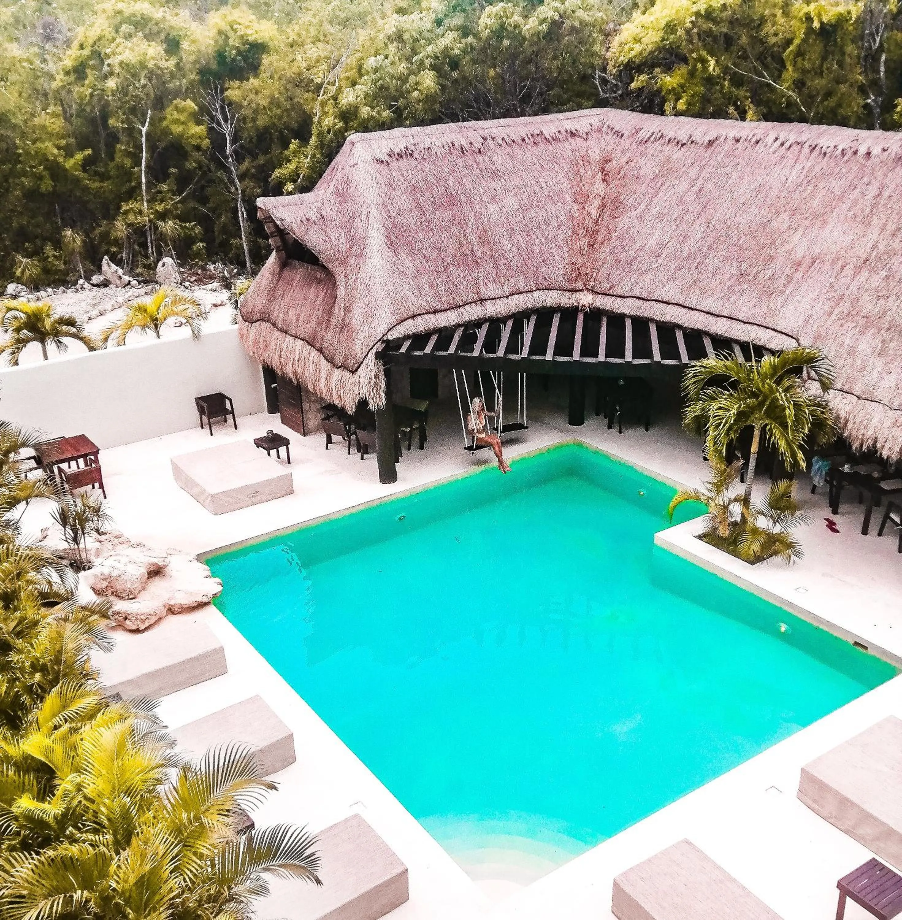 Pool view in Xcacel Dreams