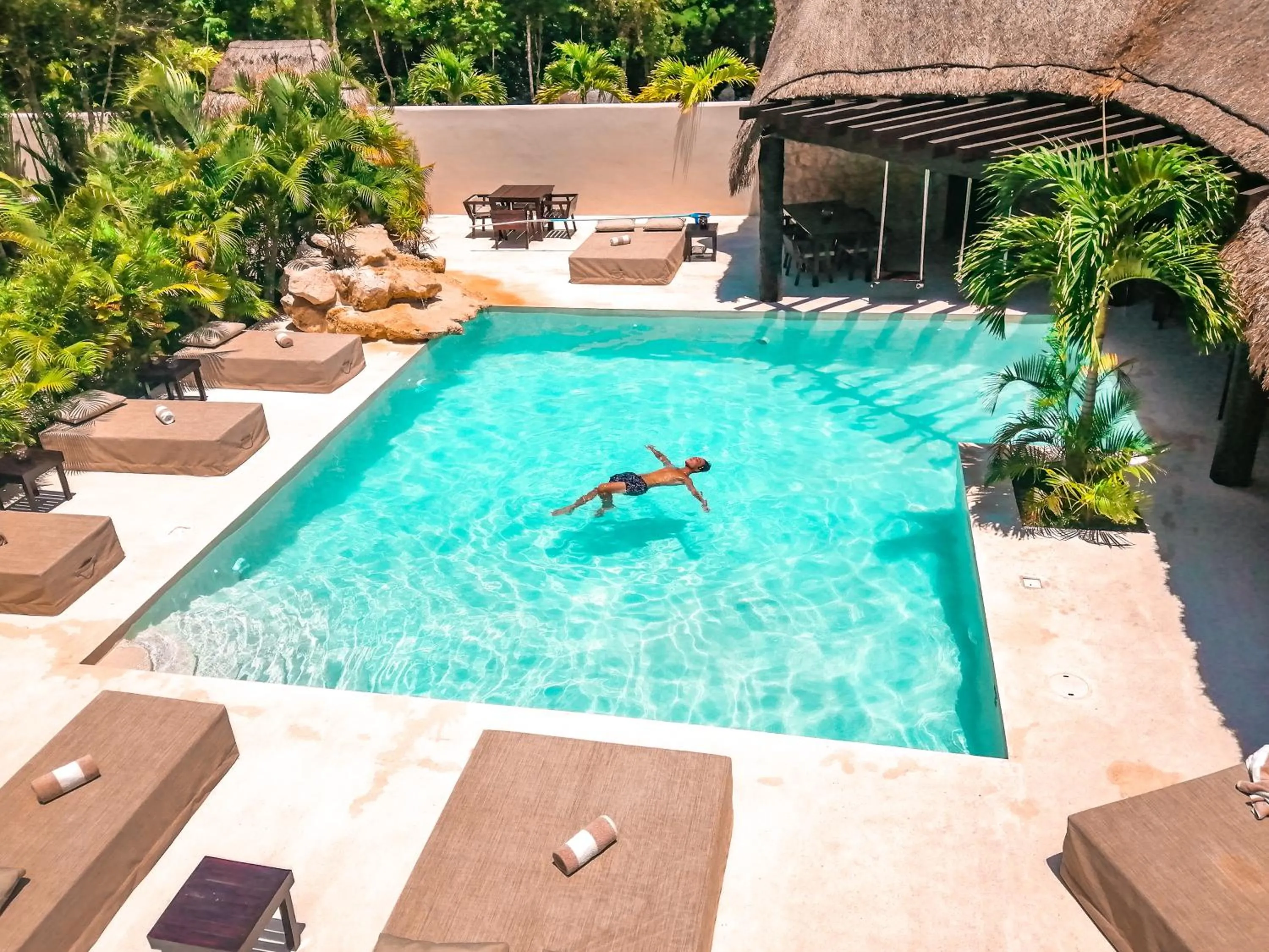 Pool view in Xcacel Dreams