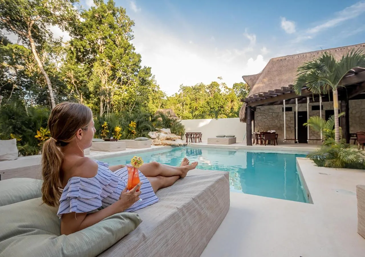 Swimming pool in Xcacel Dreams