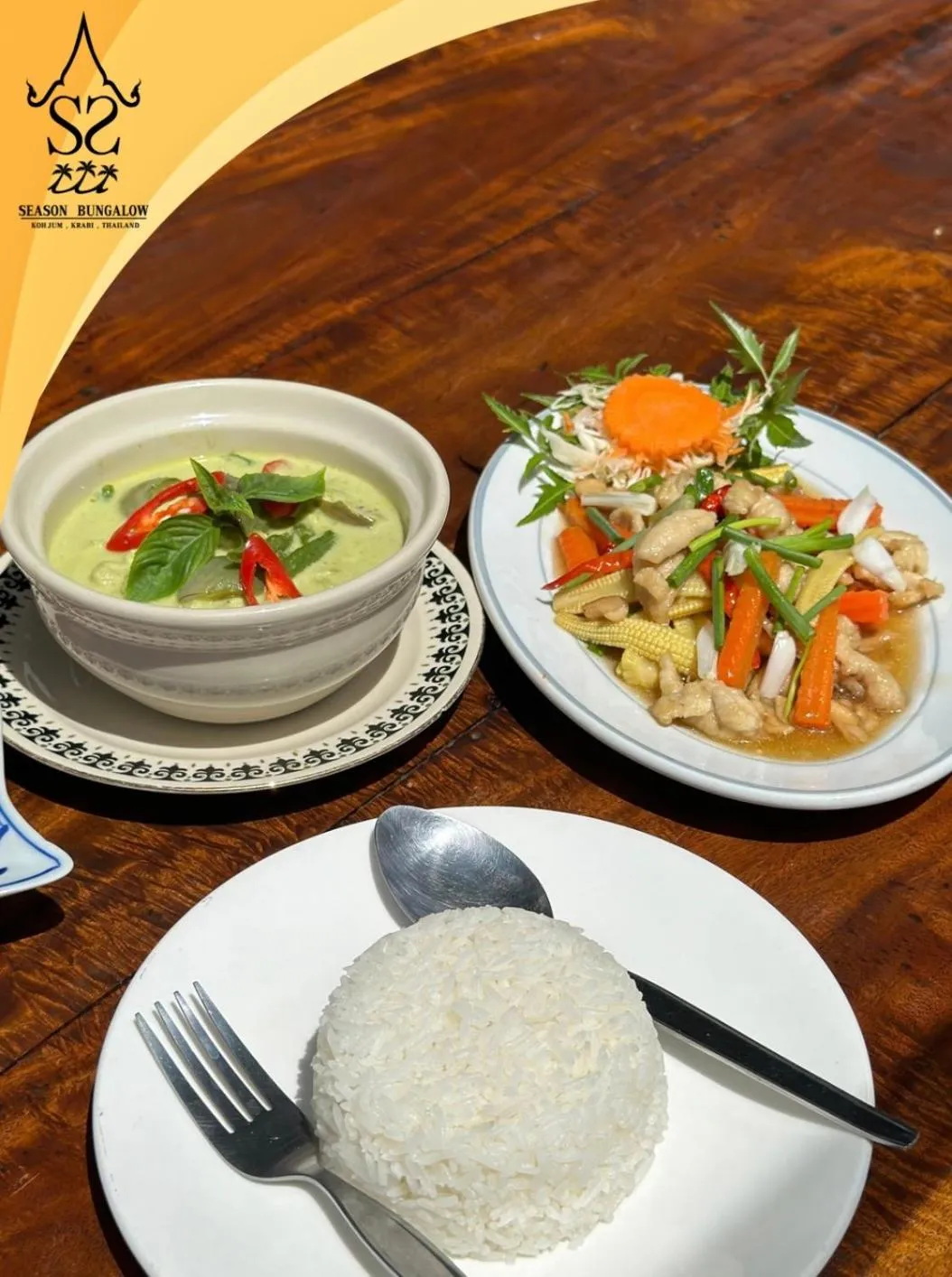 Food and drinks in Season Bungalow