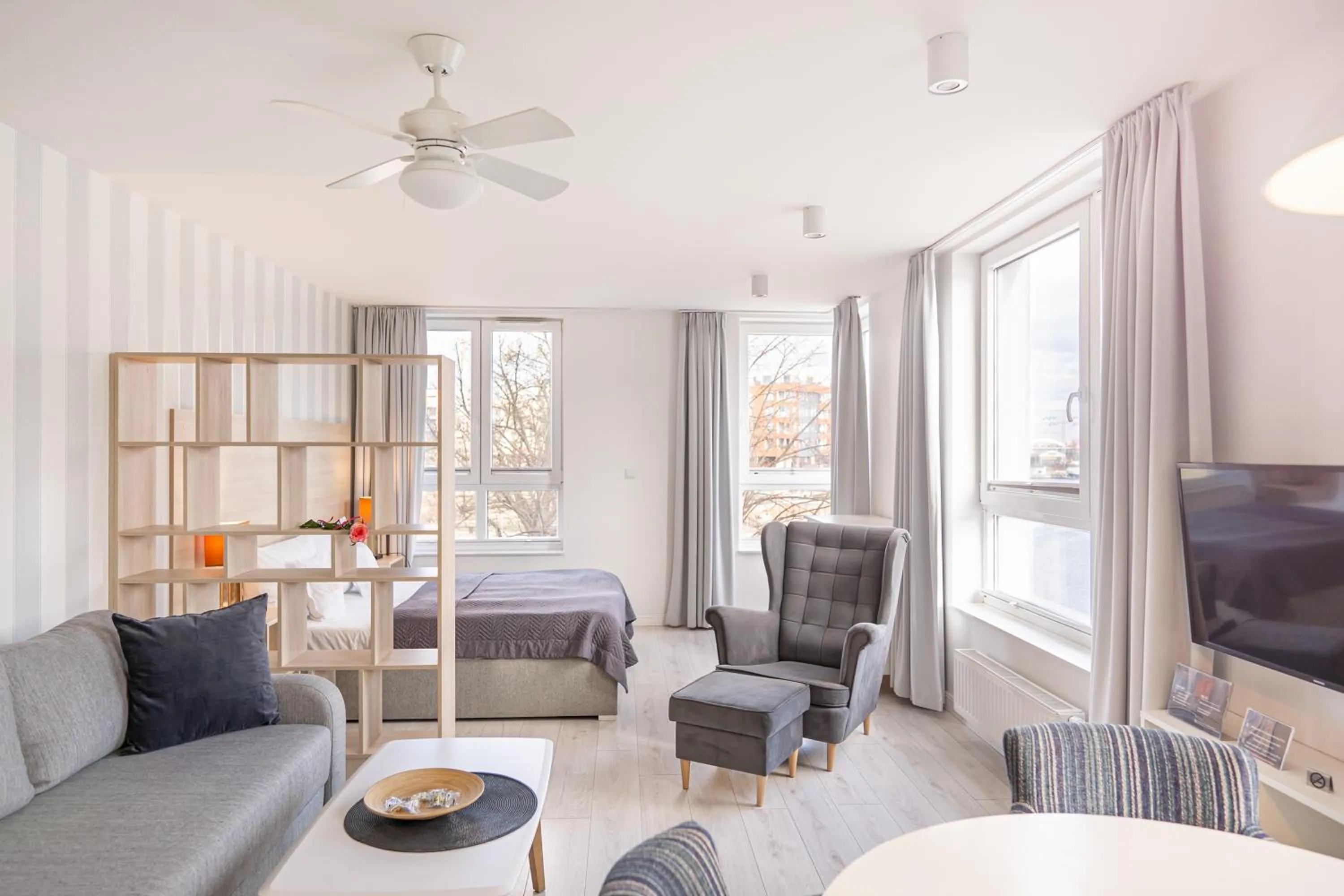 TV and multimedia in Chrobry Apartamenty Gdańsk Grodzka 10