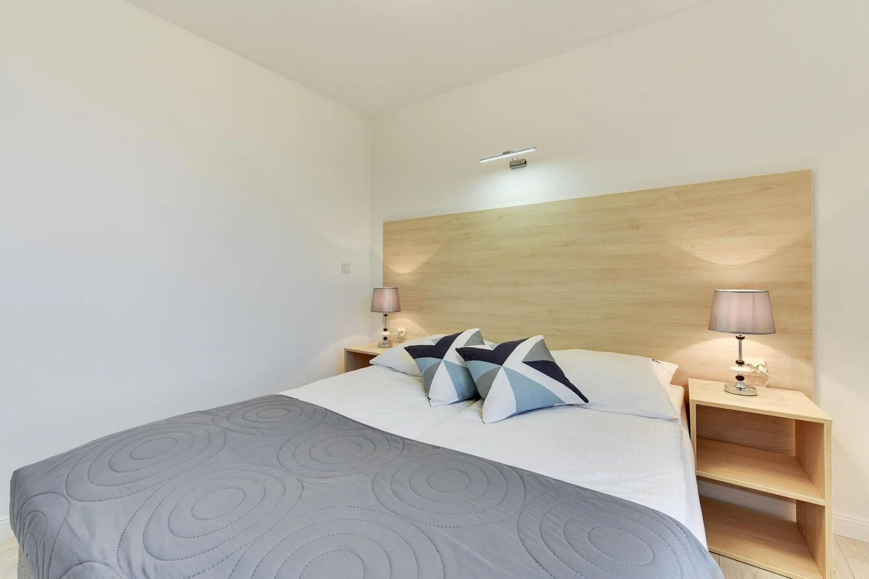 Bed in Chrobry Apartamenty Gdańsk Grodzka 10