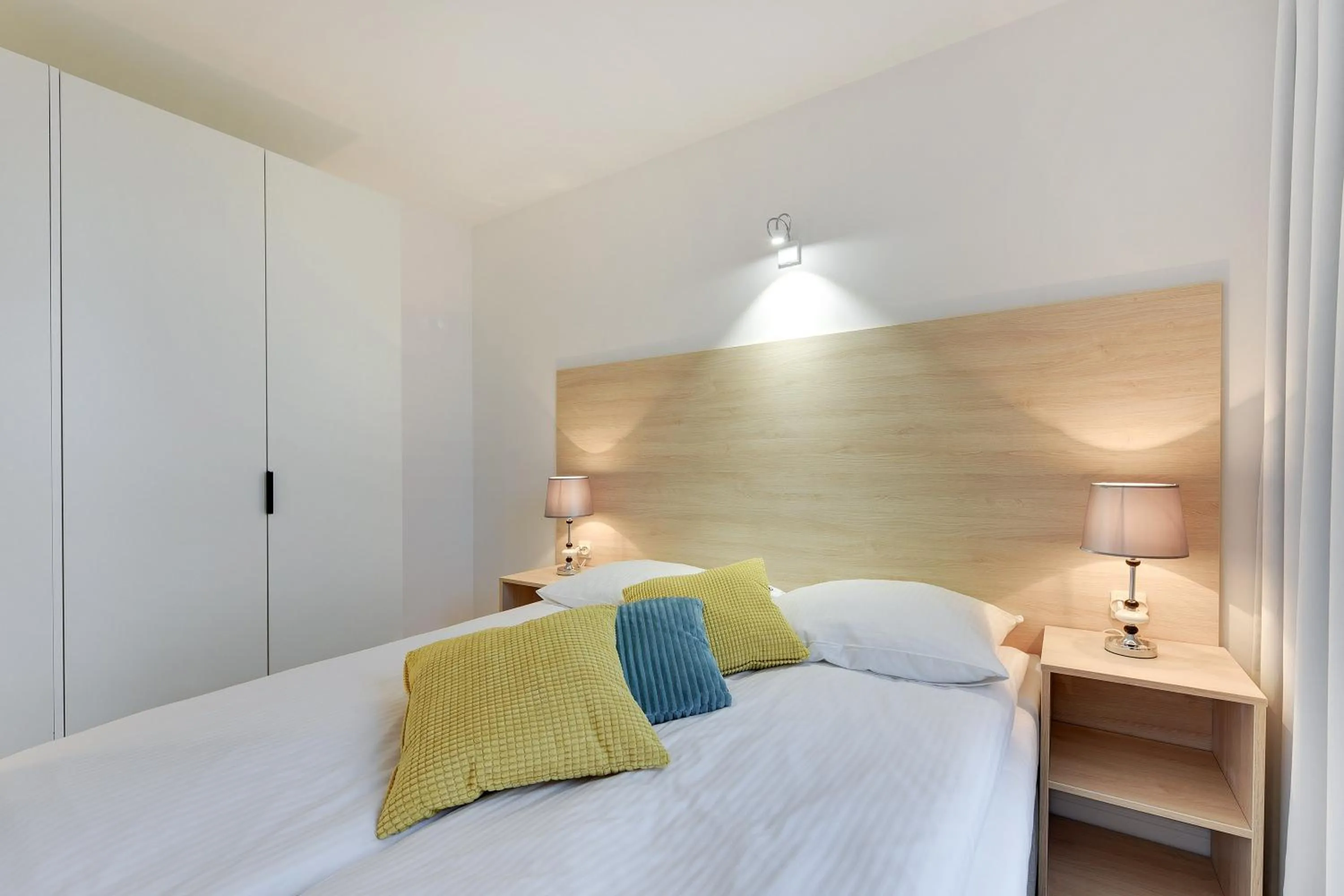 Bed in Chrobry Apartamenty Gdańsk Grodzka 10