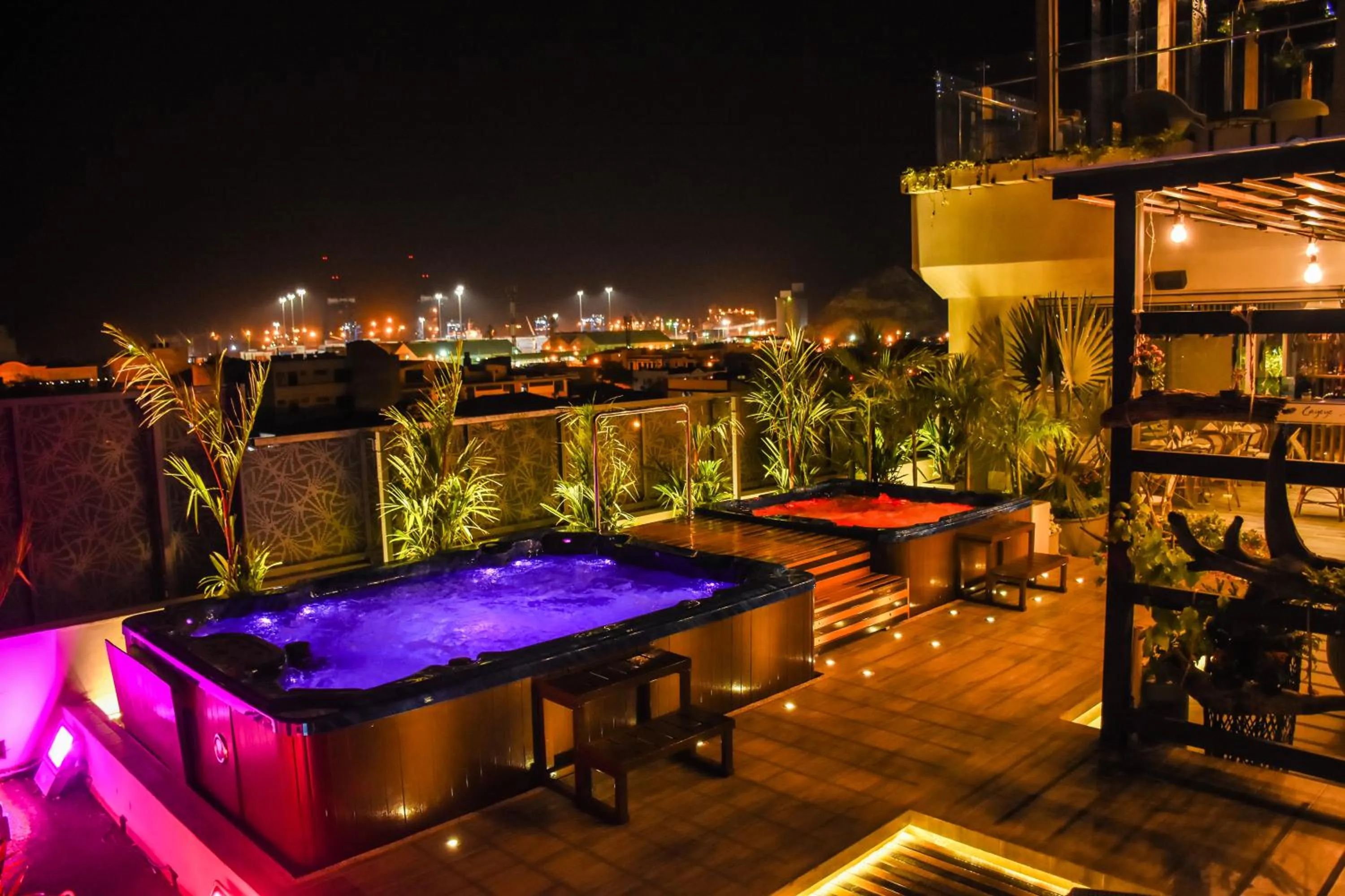 Hot Tub in Hotel Perla Suite Santa Marta