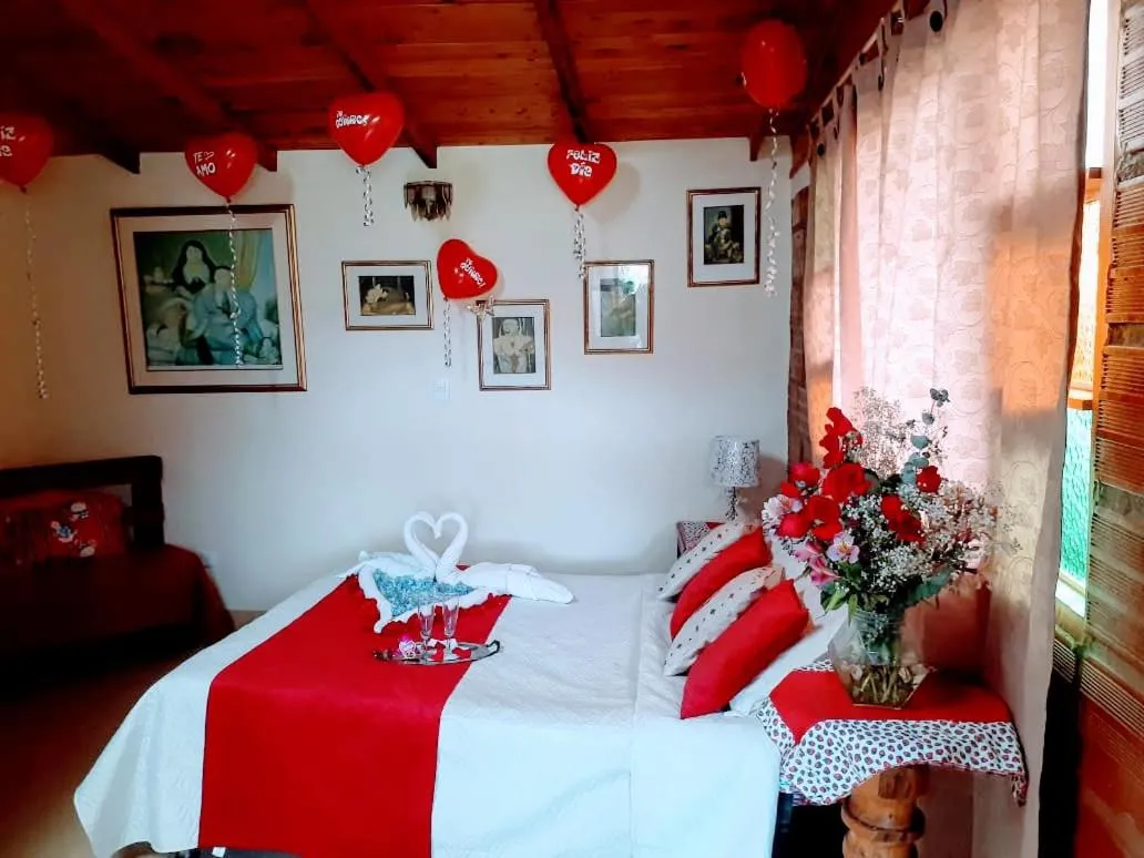 Bed in Finca Hotel Nutabes