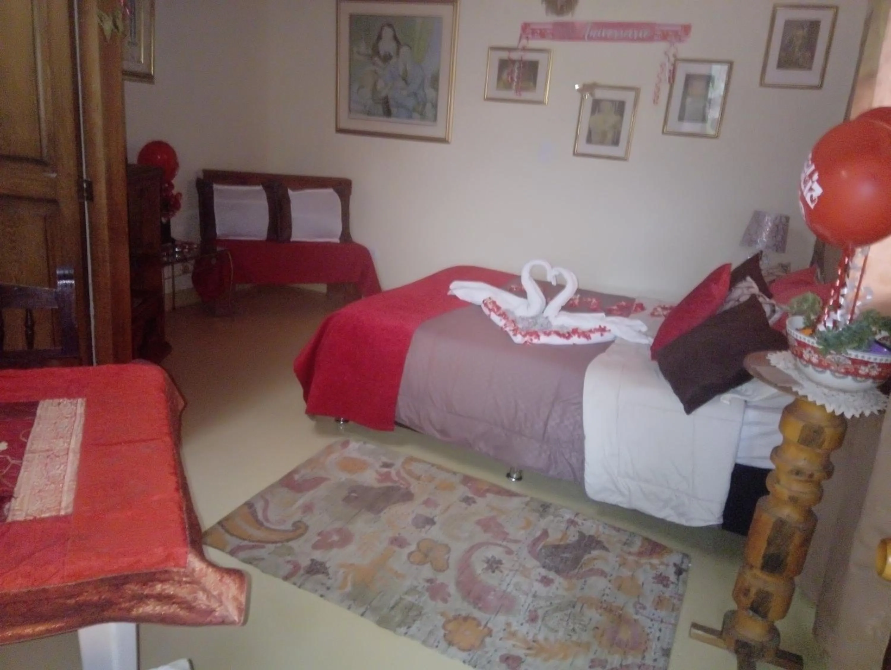 Bed in Finca Hotel Nutabes