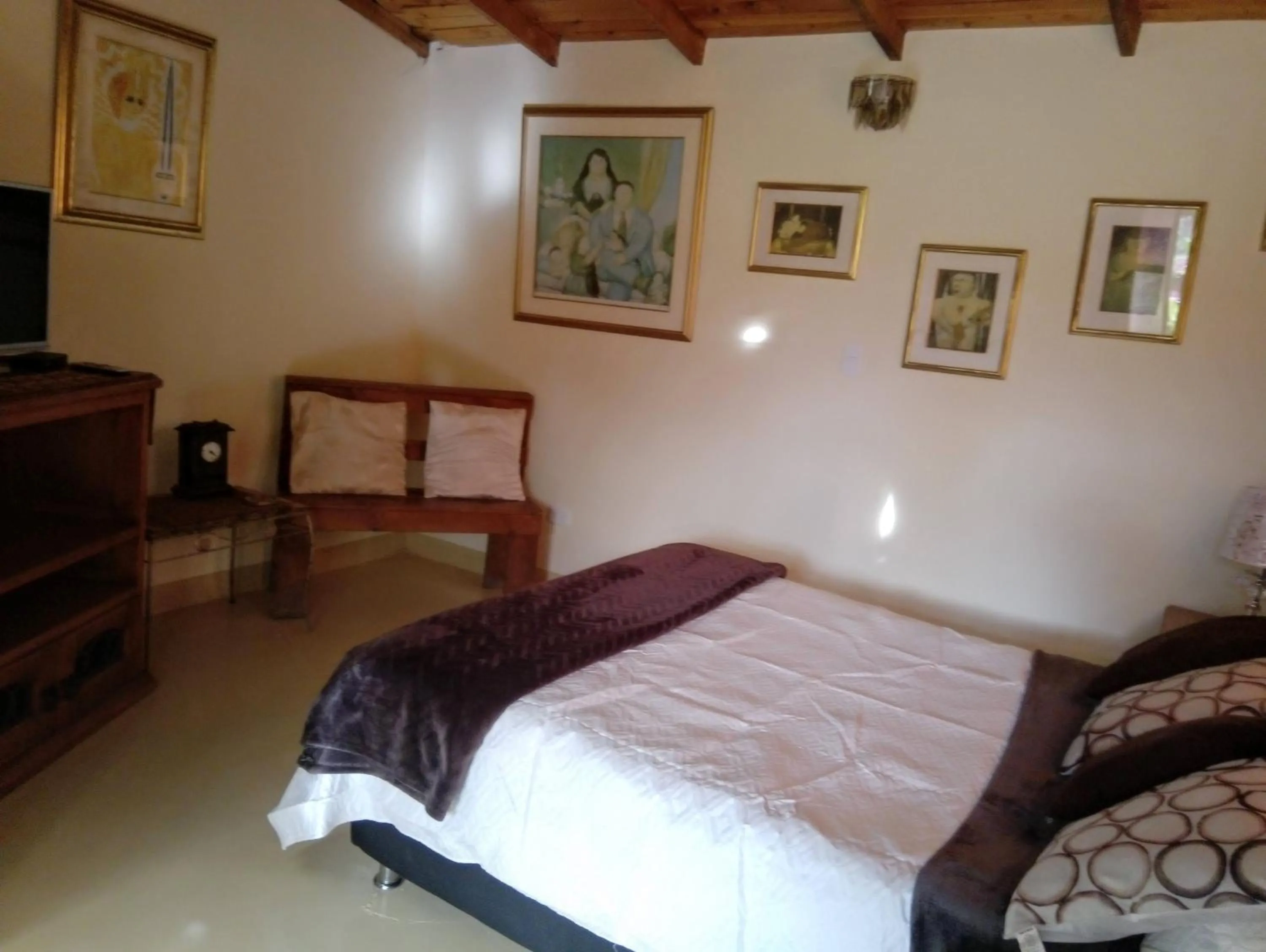 Bed in Finca Hotel Nutabes