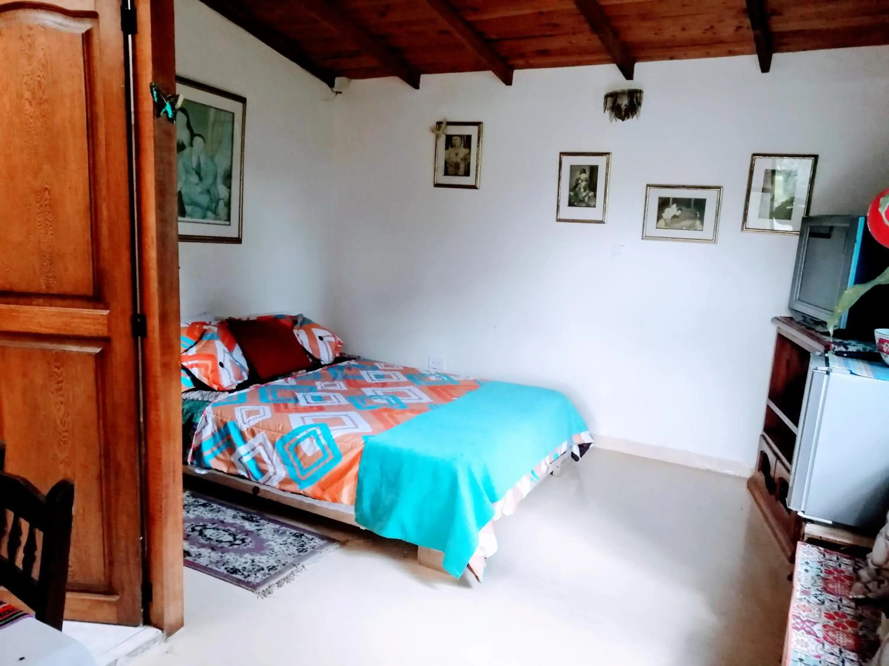 Bed in Finca Hotel Nutabes