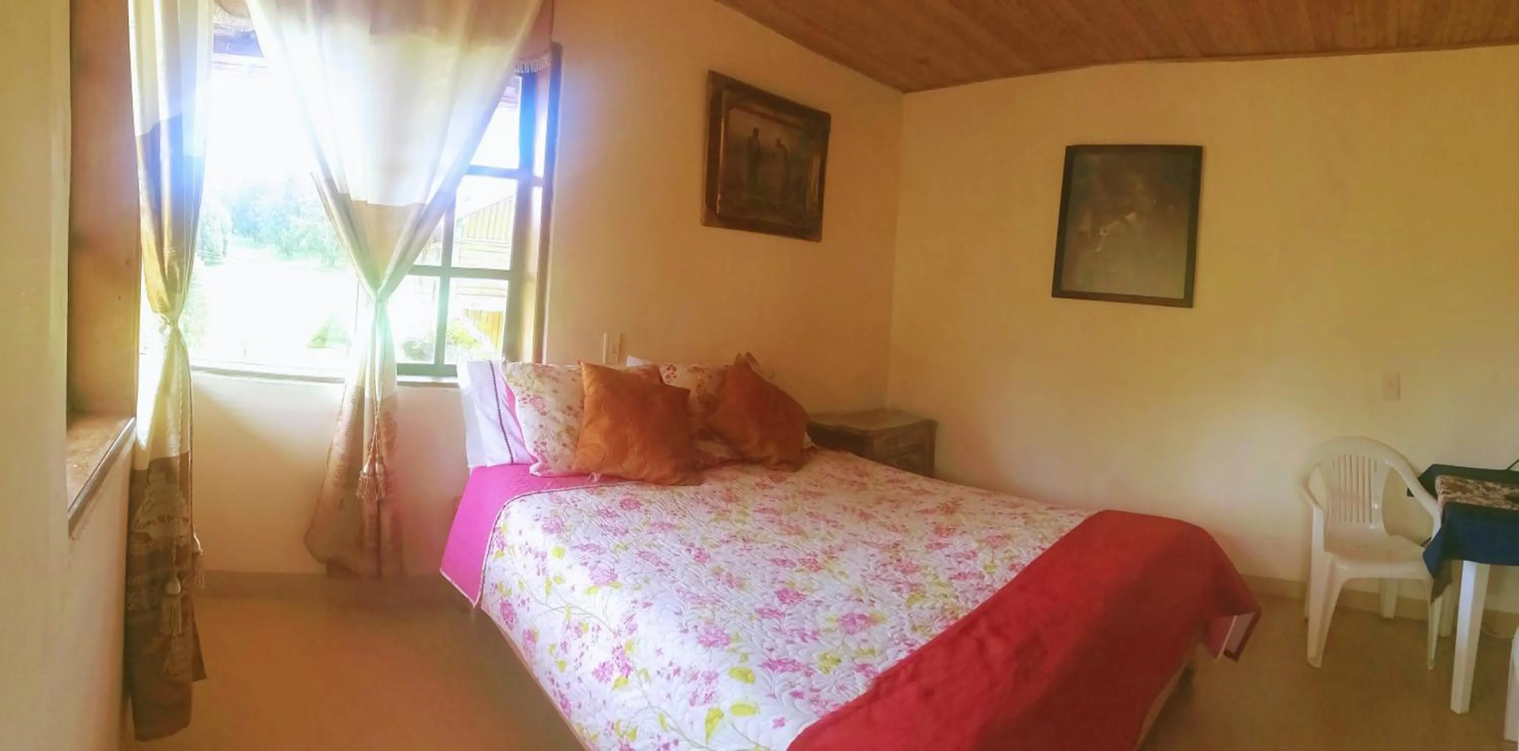 Bed in Finca Hotel Nutabes