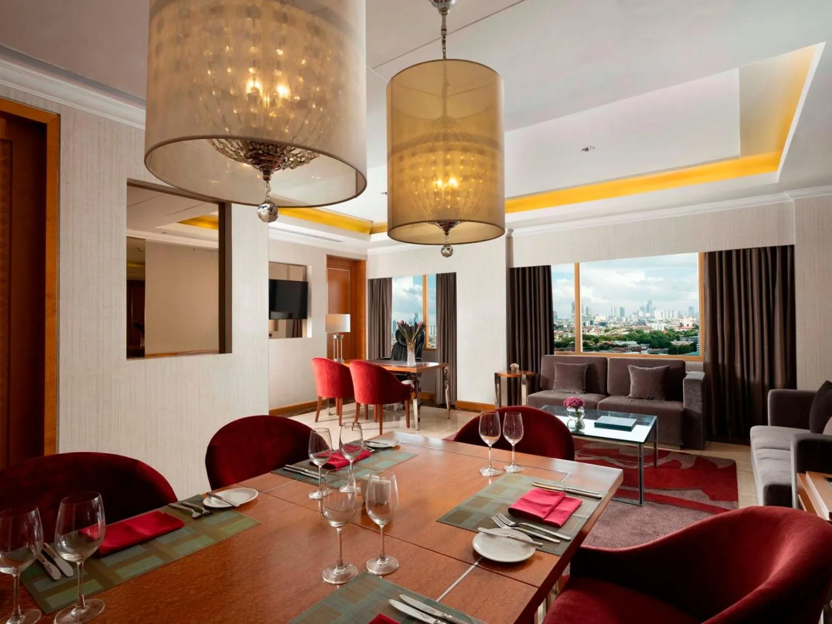 Dining area in Hotel Ciputra Jakarta managed by Swiss-Belhotel International
