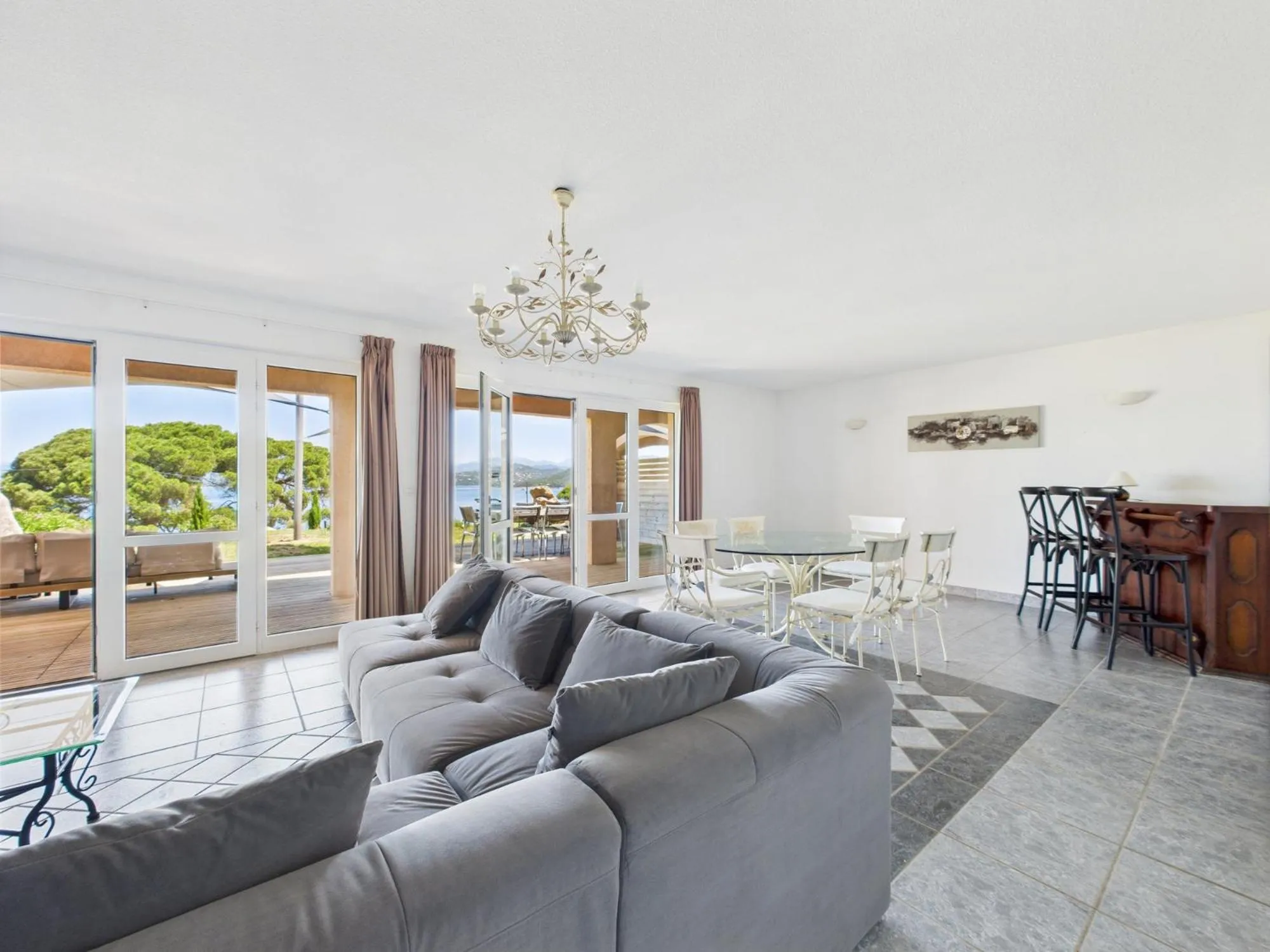 Living room in Résidence Aigue Marine
