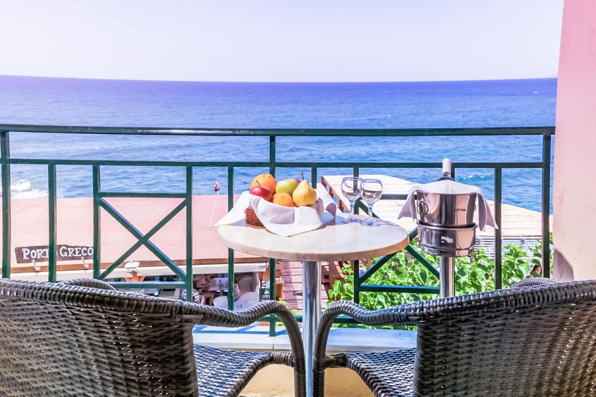 Balcony/Terrace in Porto Greco Village Beach Hotel
