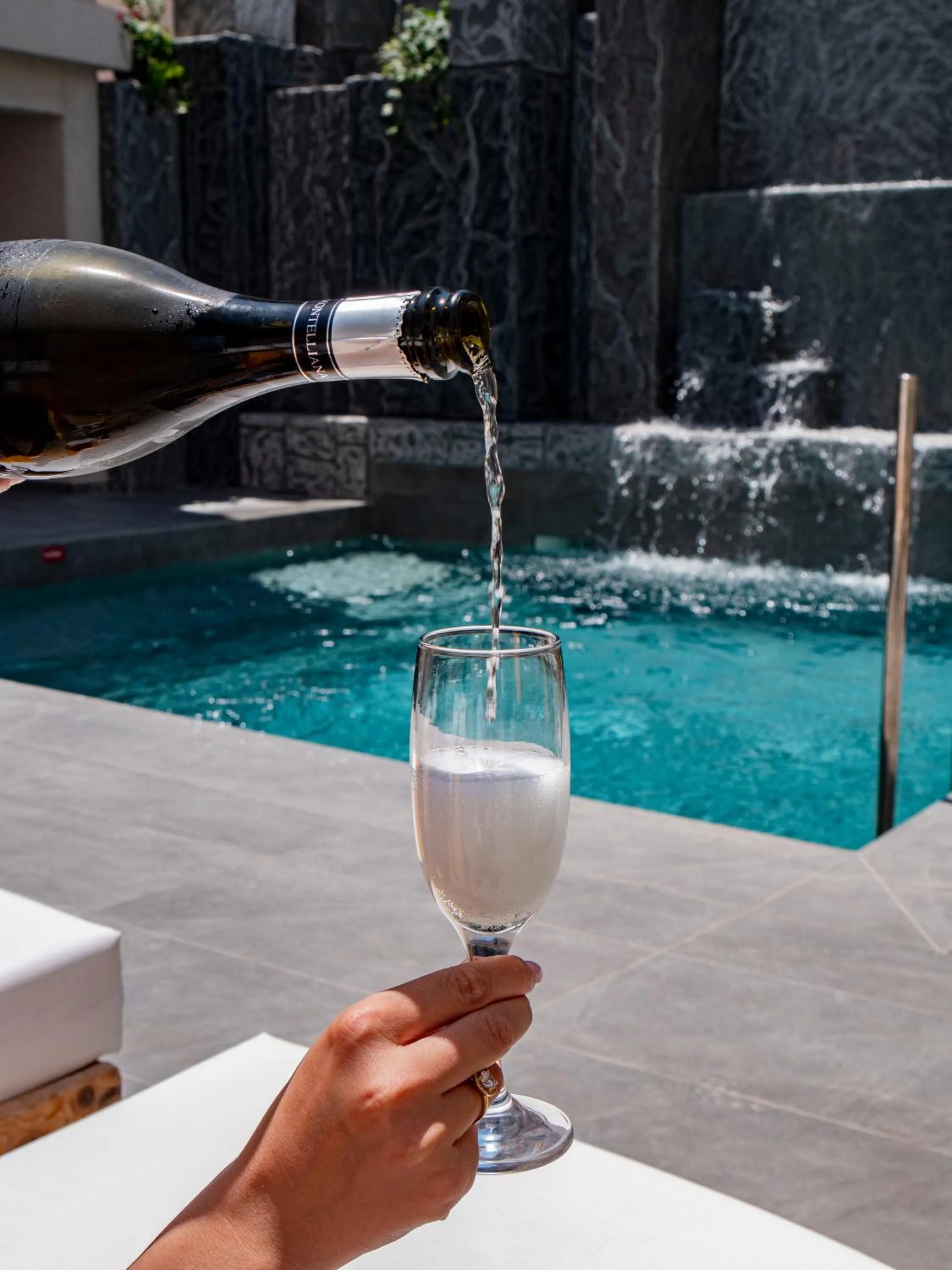 Pool view in Porto Greco Village Beach Hotel