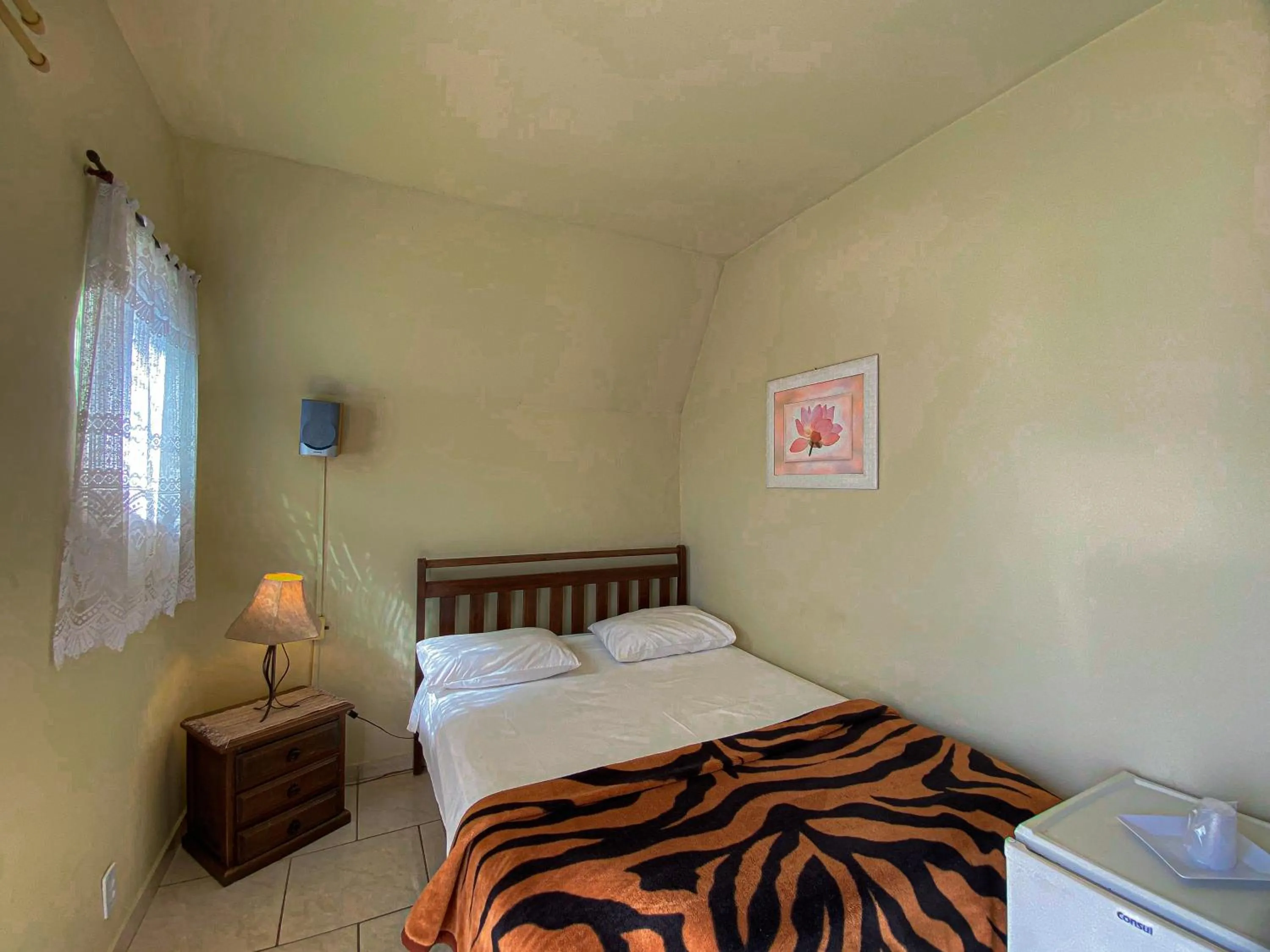 Bed in Pousada Chale da Montanha