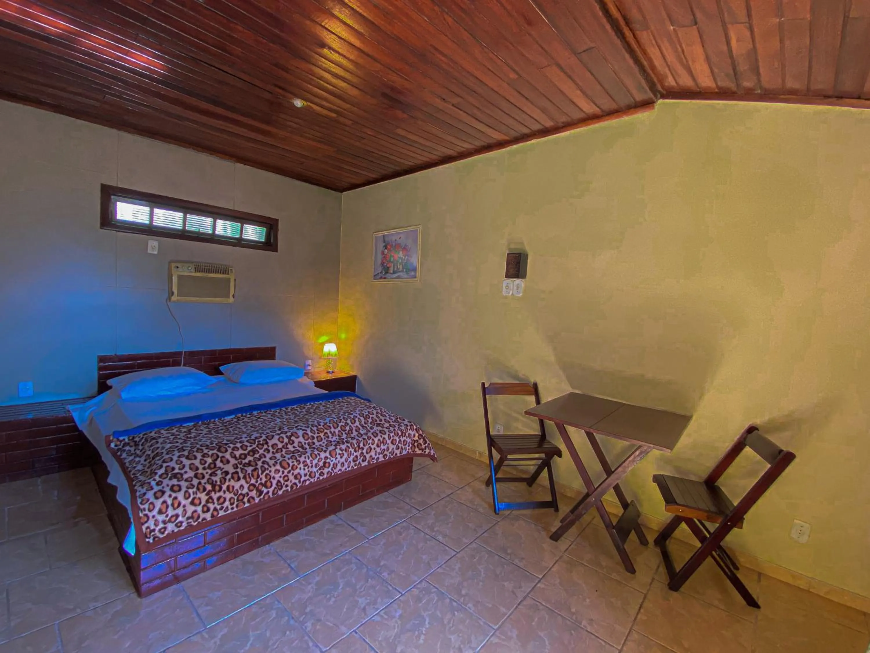 Bed in Pousada Chale da Montanha