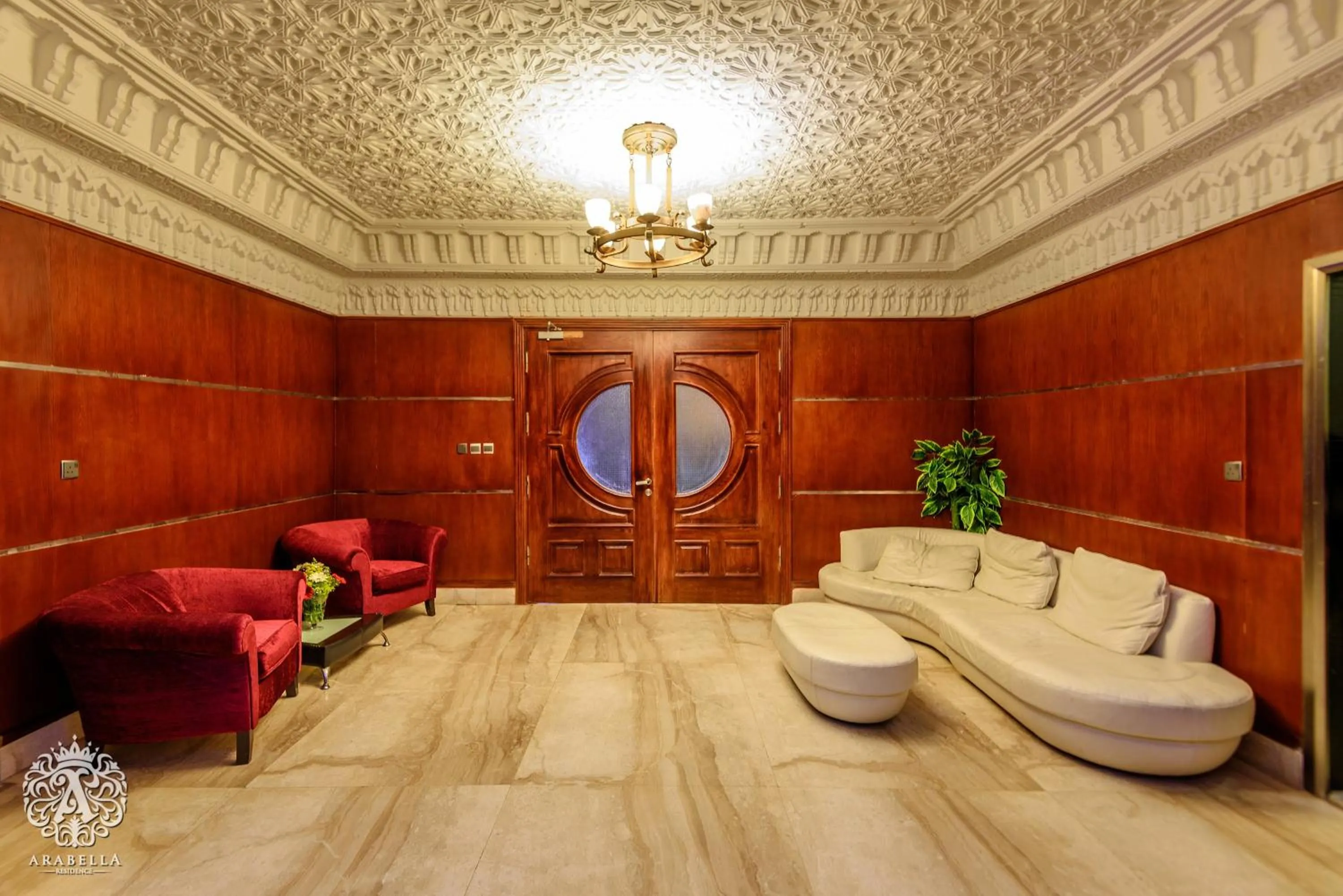 Seating area in Arabella Residence