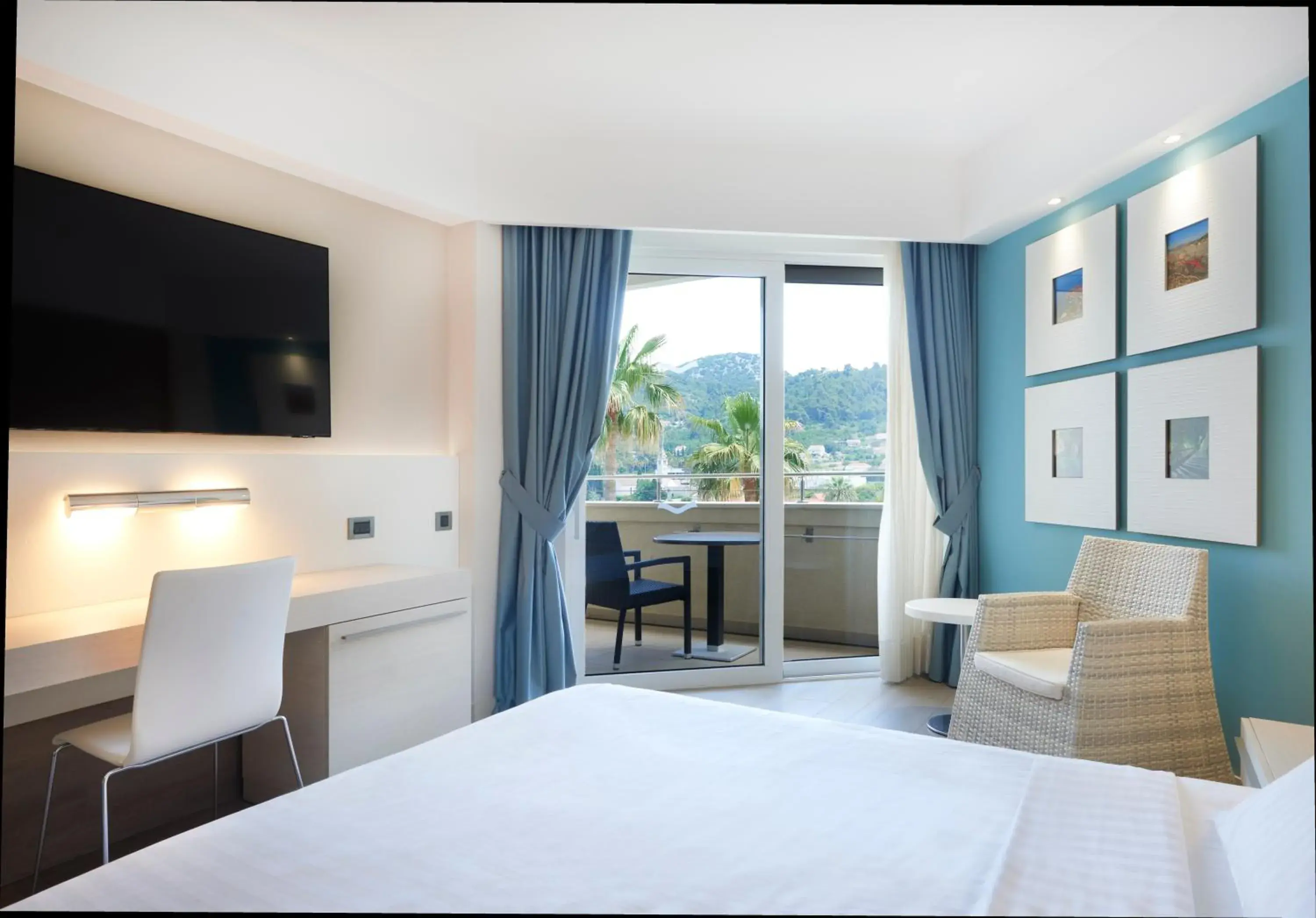 Bed in Lafodia Sea Resort