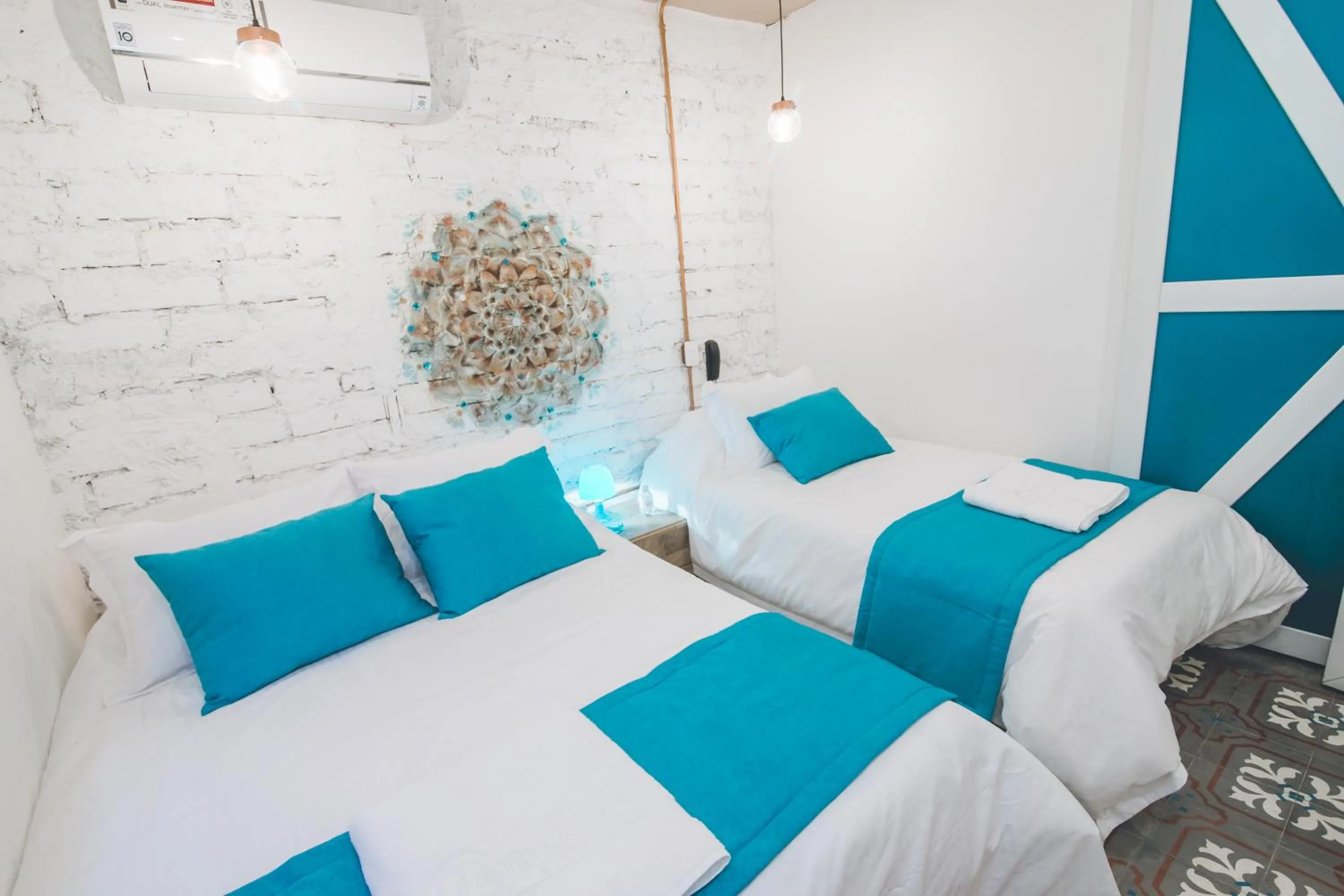 Bed in Casa Mendoza Hotel Boutique