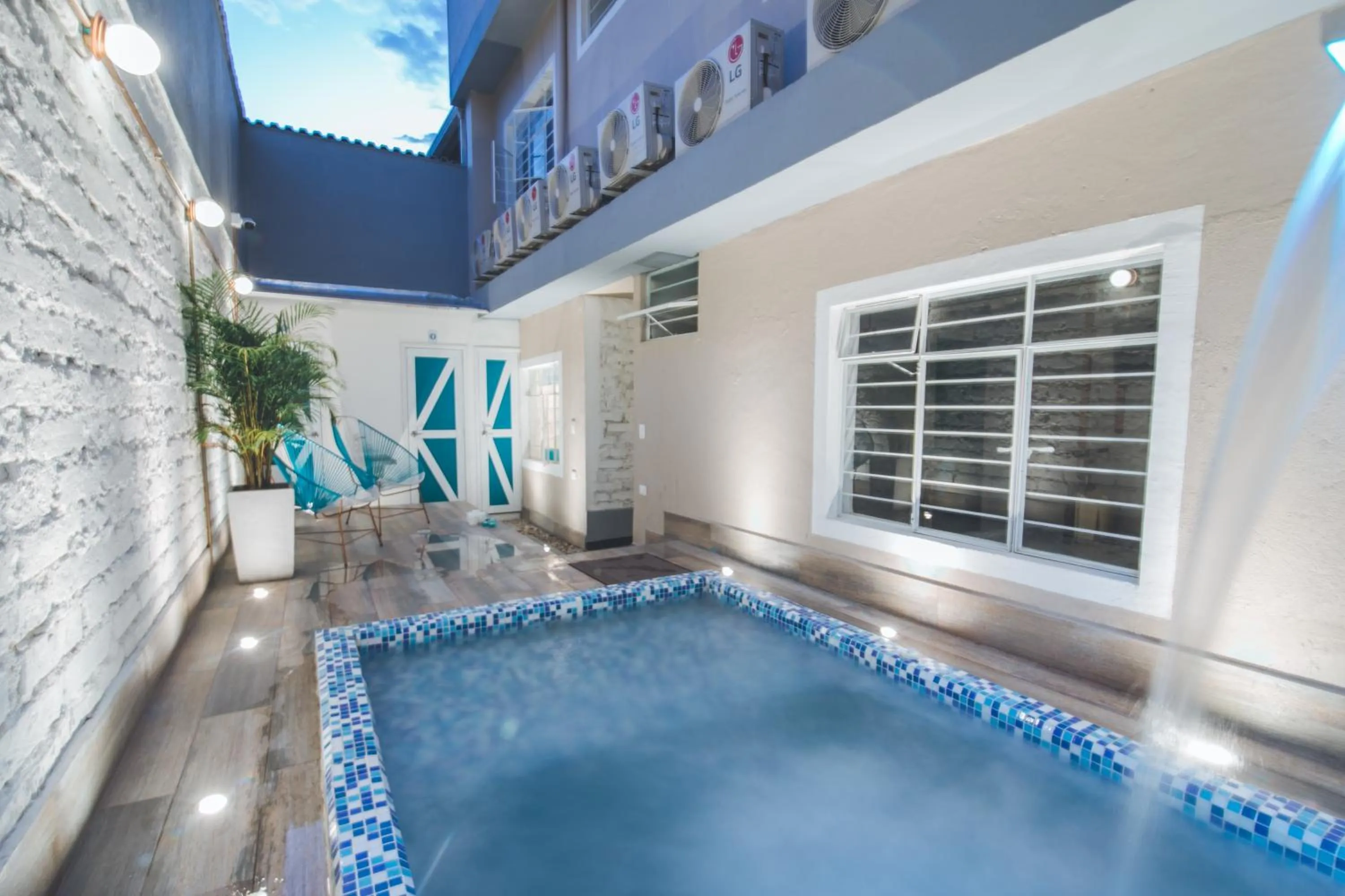 Patio in Casa Mendoza Hotel Boutique