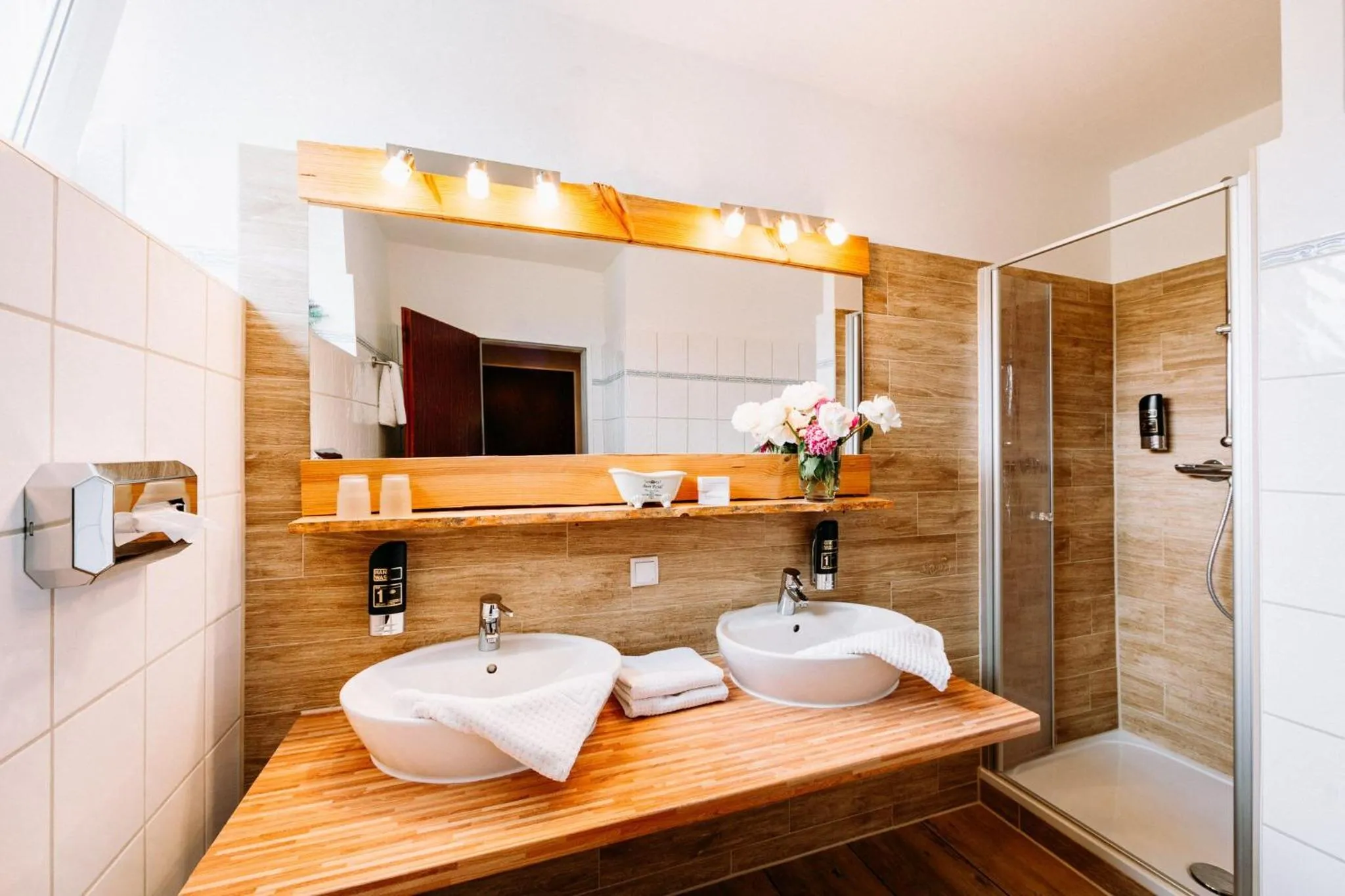 Bathroom in Hotel Hasselhof Garni Vier Sterne