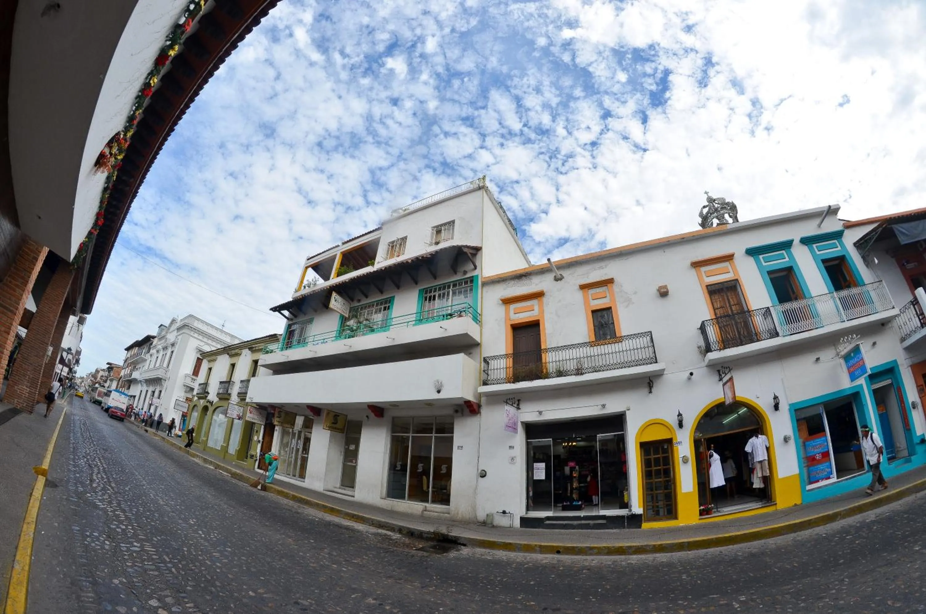 Property building in Casa Kraken Hostel