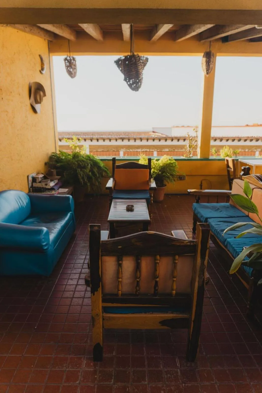 Balcony/Terrace in Casa Kraken Hostel