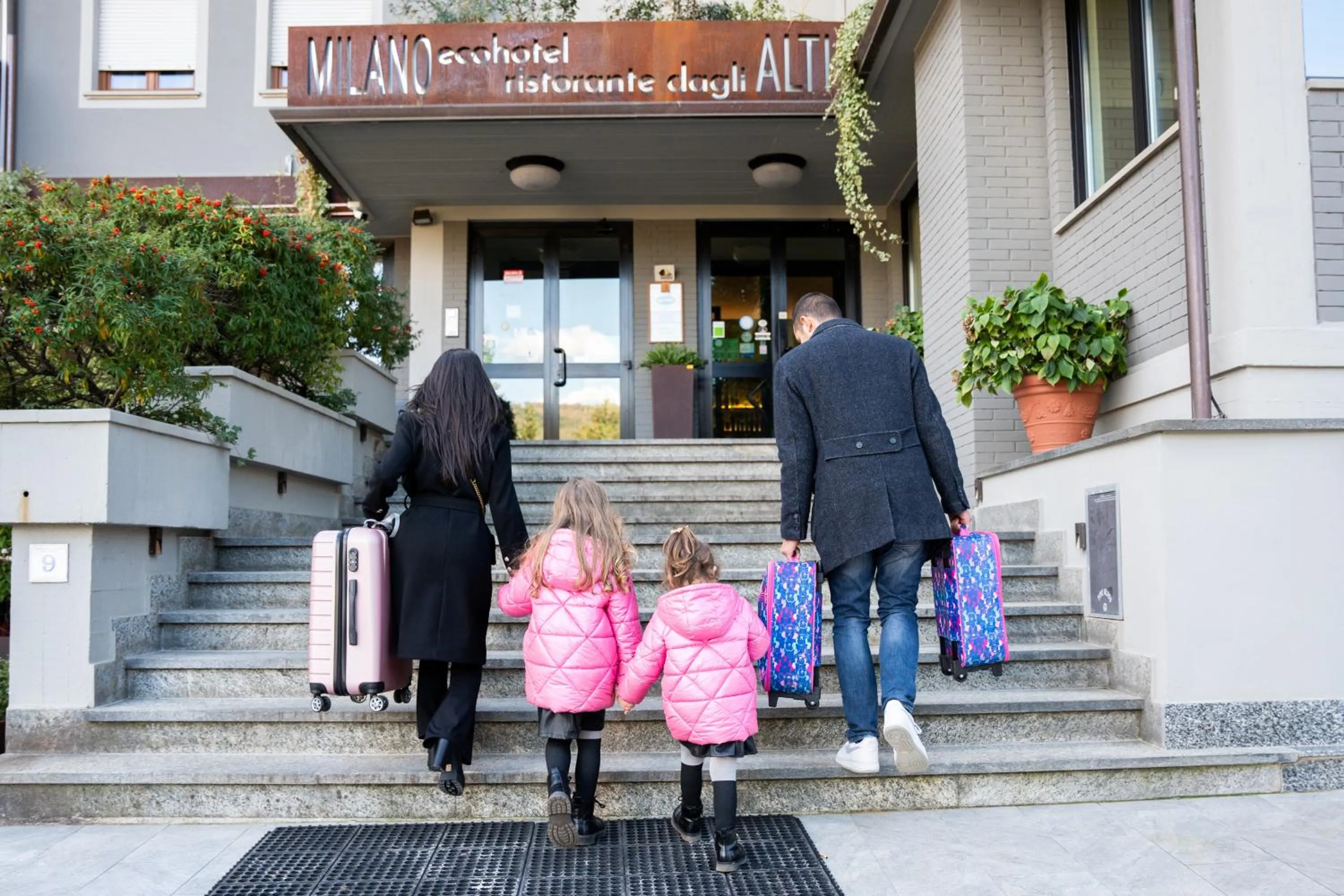 Facade/entrance in EcoHotel Ristorante Milano